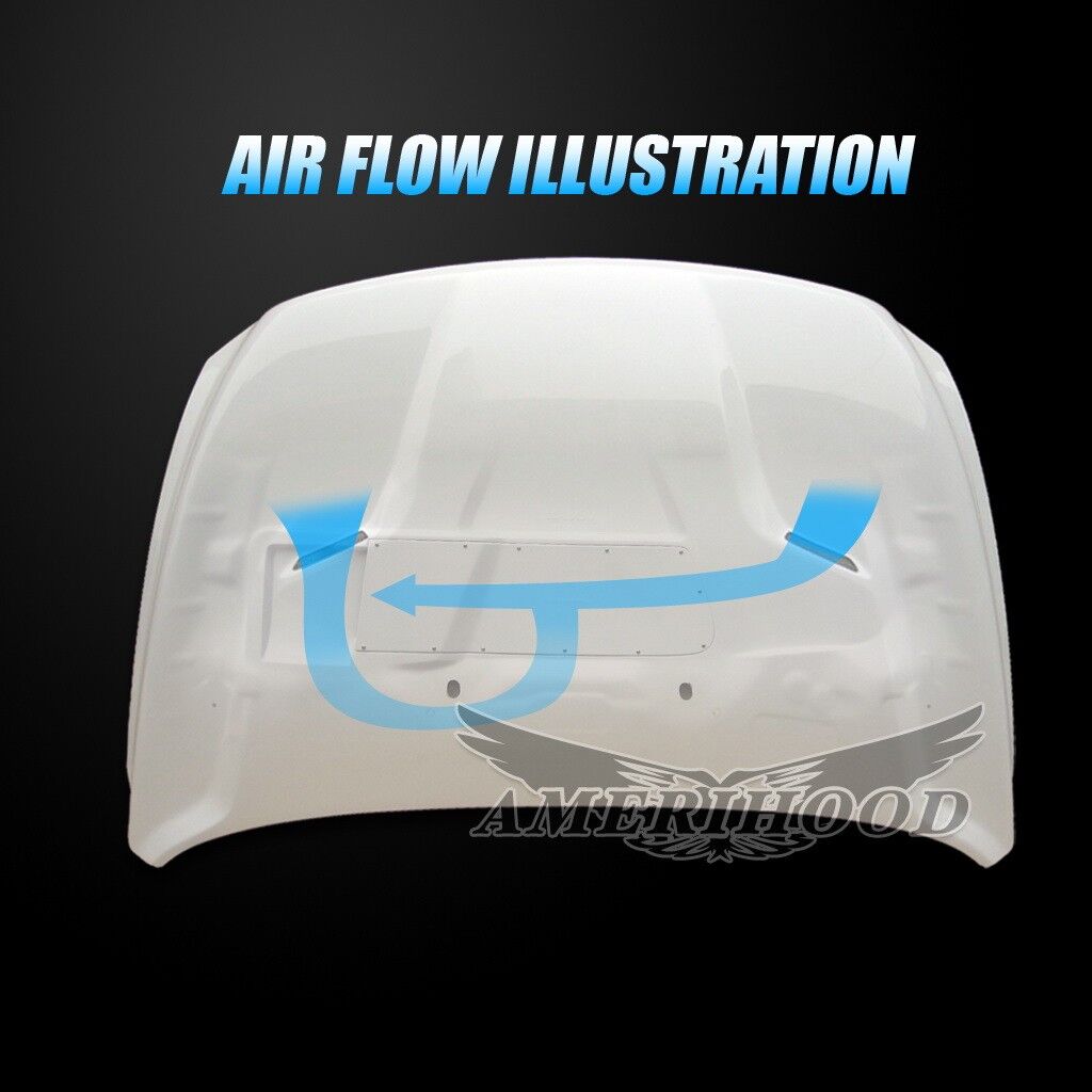 2009-2018 Dodge Ram 1500 SRT Functional Ram Air Hood Fiberglass