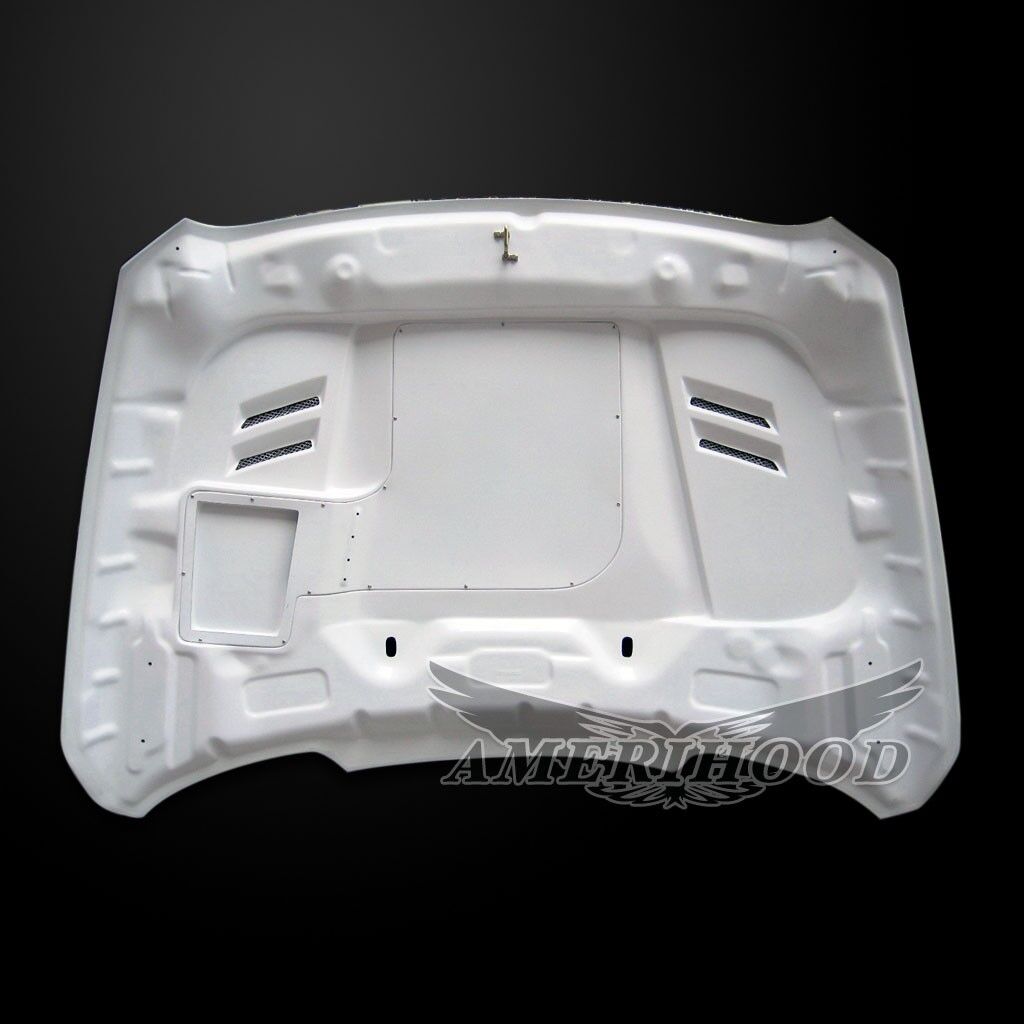 2009-2018 Dodge Ram 1500 SSK Dual-Functional Ram Air Hood Fiberglass