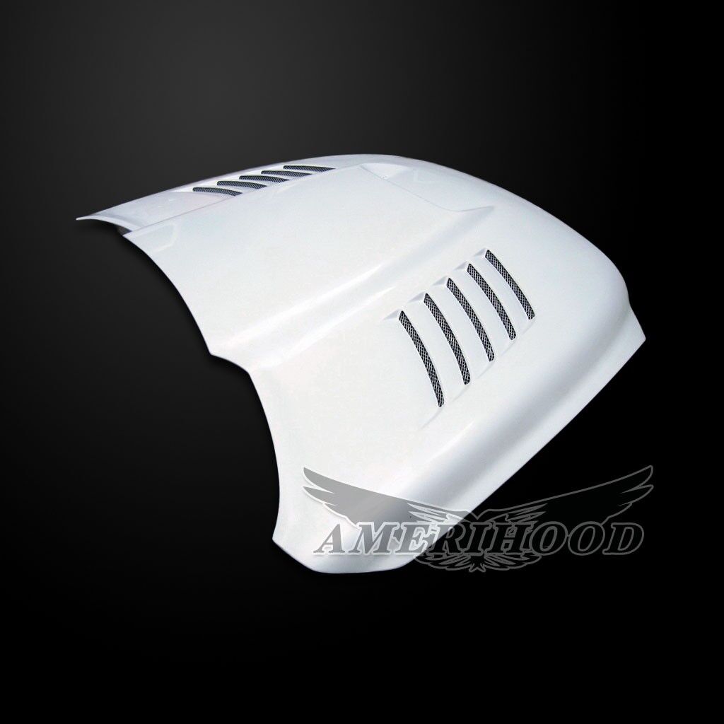 2009-2018 Dodge Ram 1500 SSK Dual-Functional Ram Air Hood Fiberglass