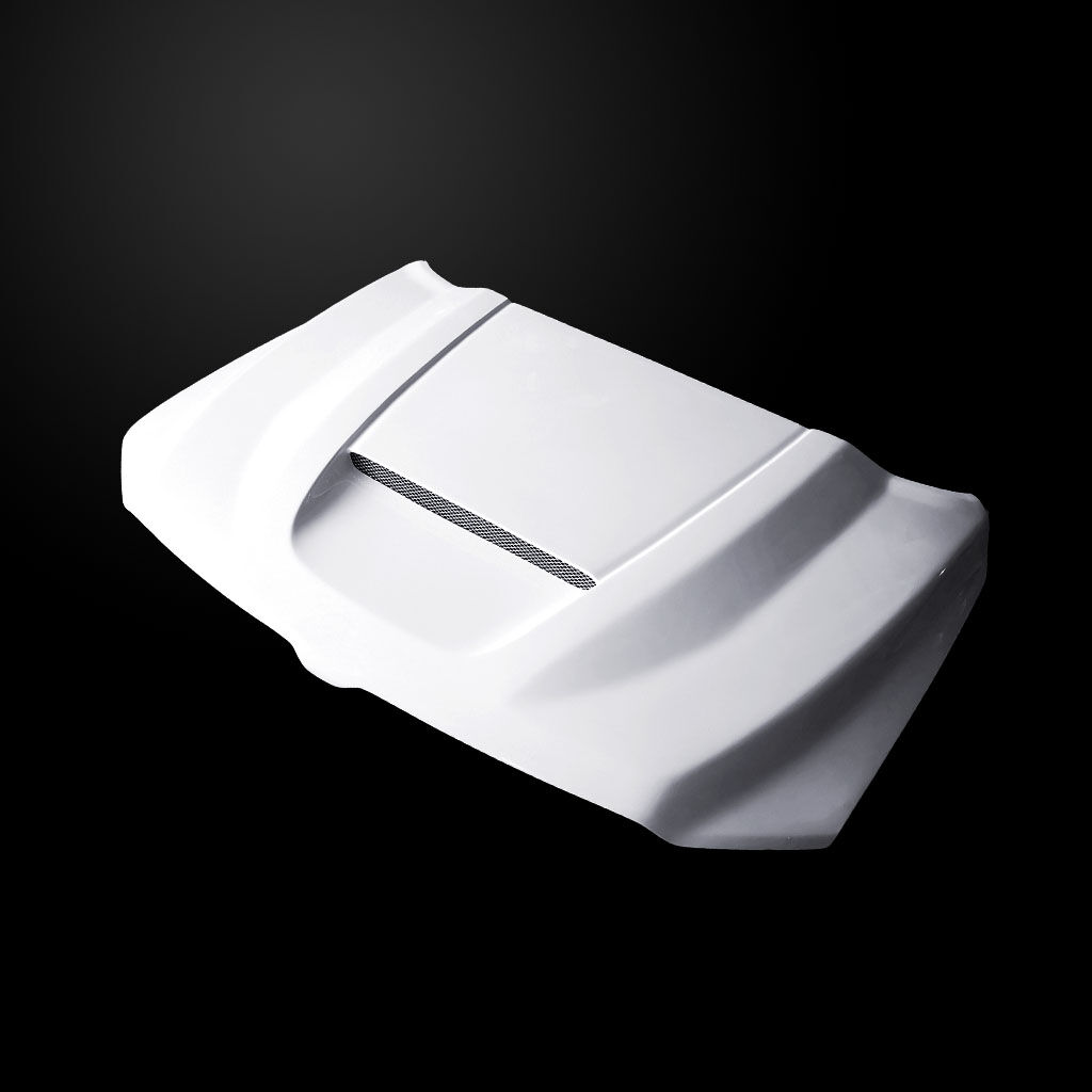 2019-2023 Ram Truck 1500 SRT Style Fiberglass Functional Ram Air Hood - DR19AHSRTFHW