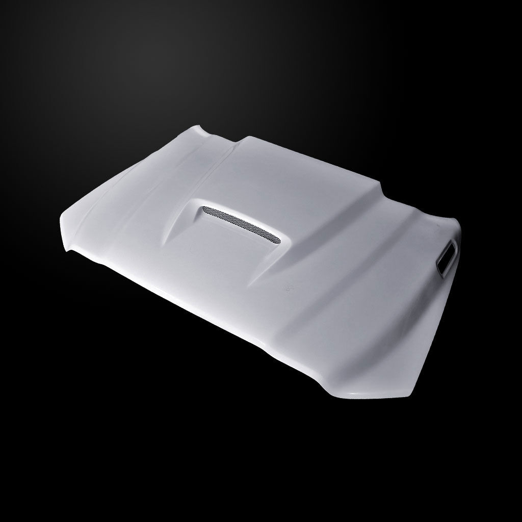 2019-2024 Ram 2500/3500 SRT-Style Dual-Functional Fiberglass Hood - DR19AHSRTFHW25