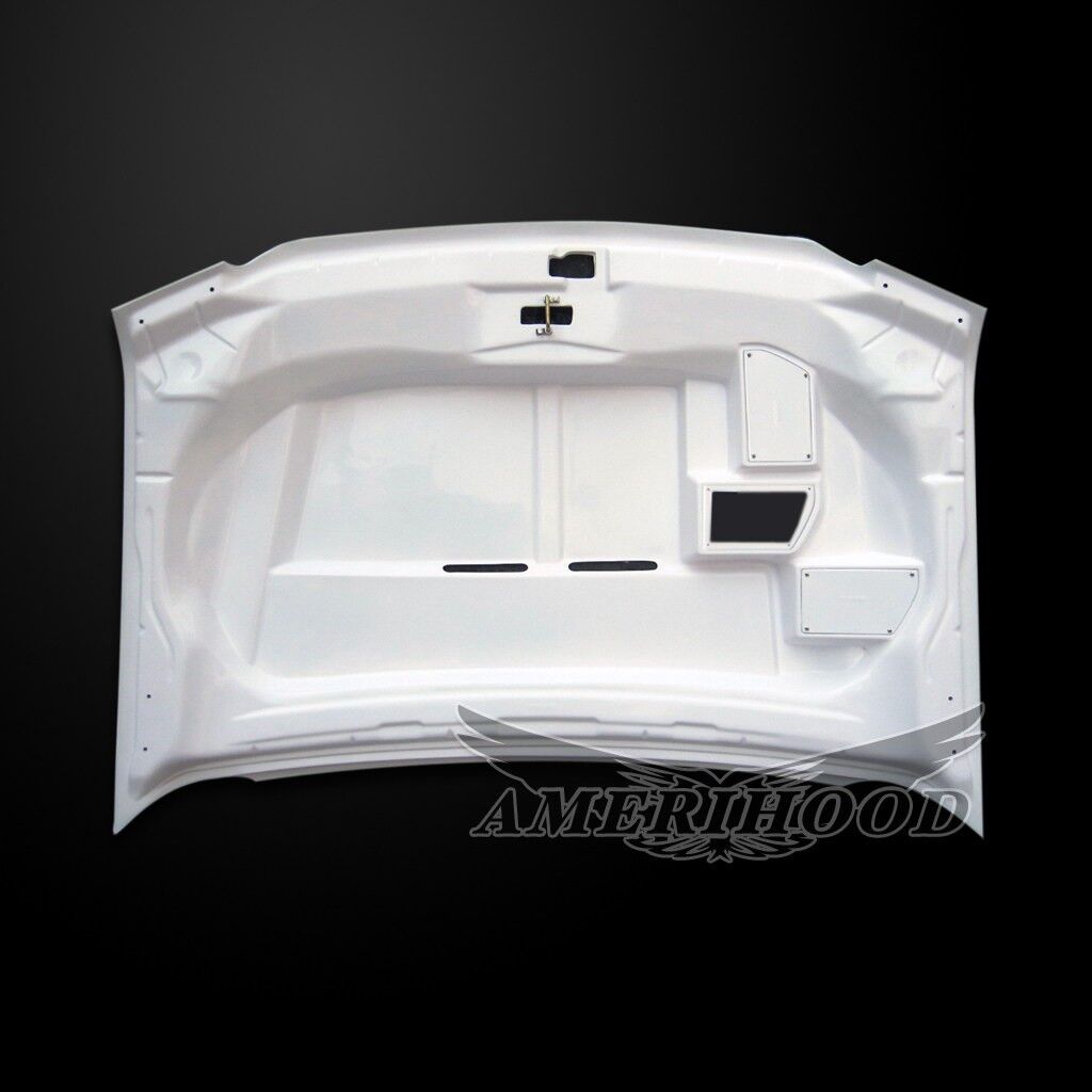2003-2007 Ford F-250 SuperDuty 6.0L Amerihood Type-E Dual-Functional Ram Air Fiberglass Hood