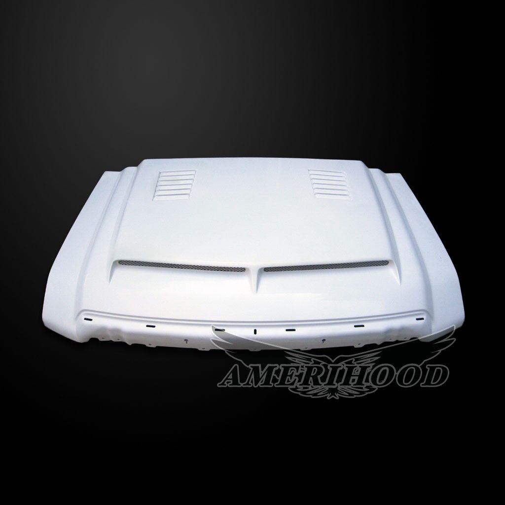 2009-2010 Ford F350 SuperDuty Type-E Dual-Functional Ram Air Hood Fiberglass