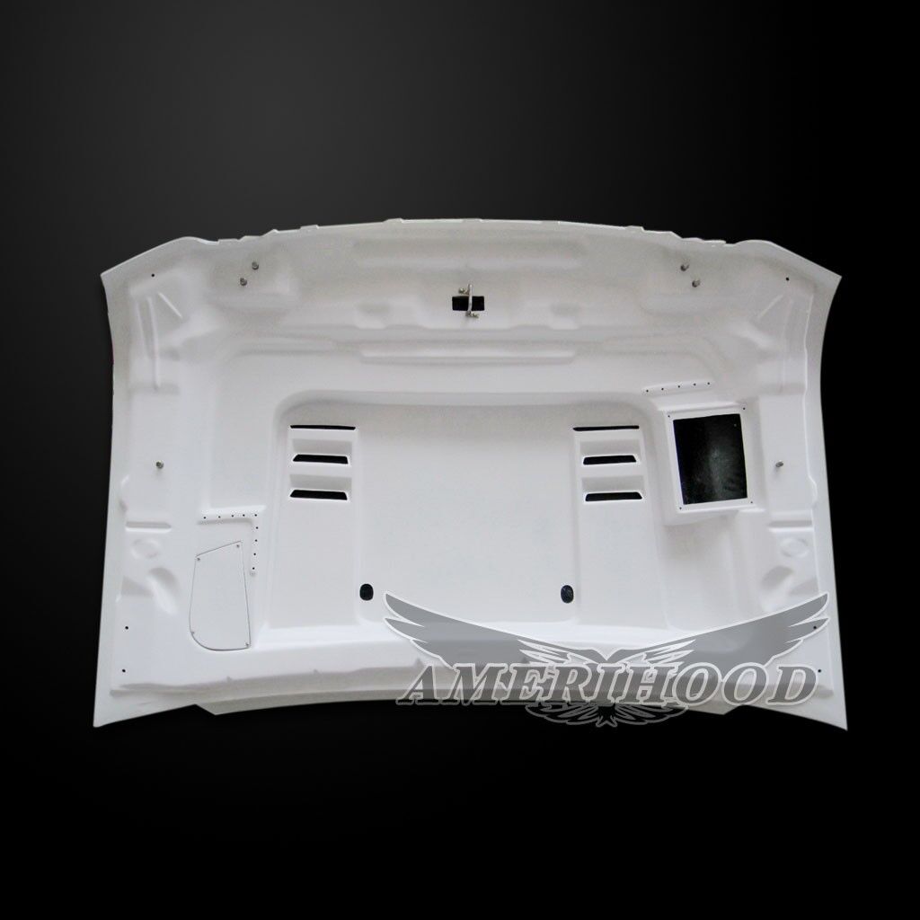 2009-2010 Ford F350 SuperDuty Type-E Dual-Functional Ram Air Hood Fiberglass
