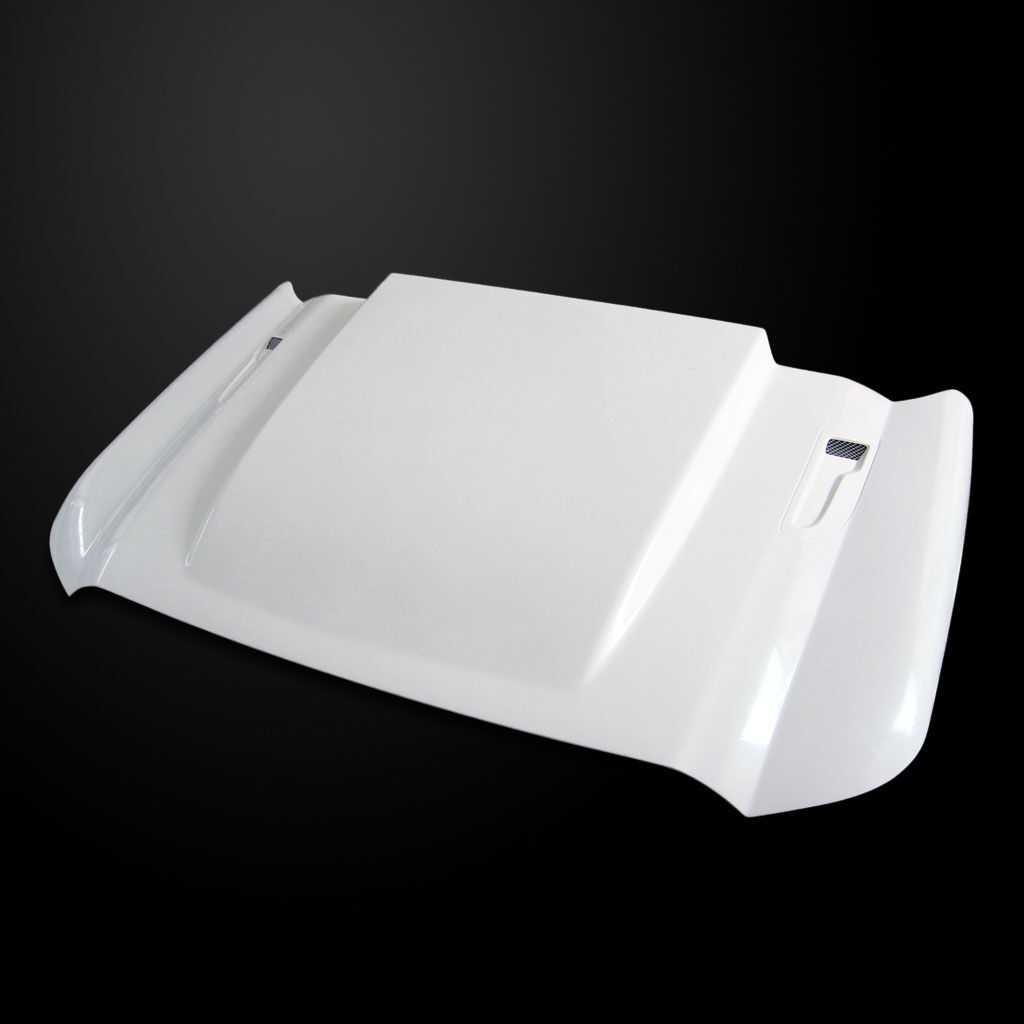 2011-2016 Ford F-250 SuperDuty Amerihood 3" Cowl Dual-Functional Ram Air Fiberglass Hood - AMH-F2511AHCWLFHW