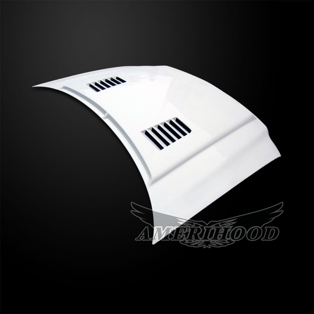 1997-1999 Ford F-250 Light-Duty Amerihood Type-E Dual-Functional Ram Air Fiberglass Hood