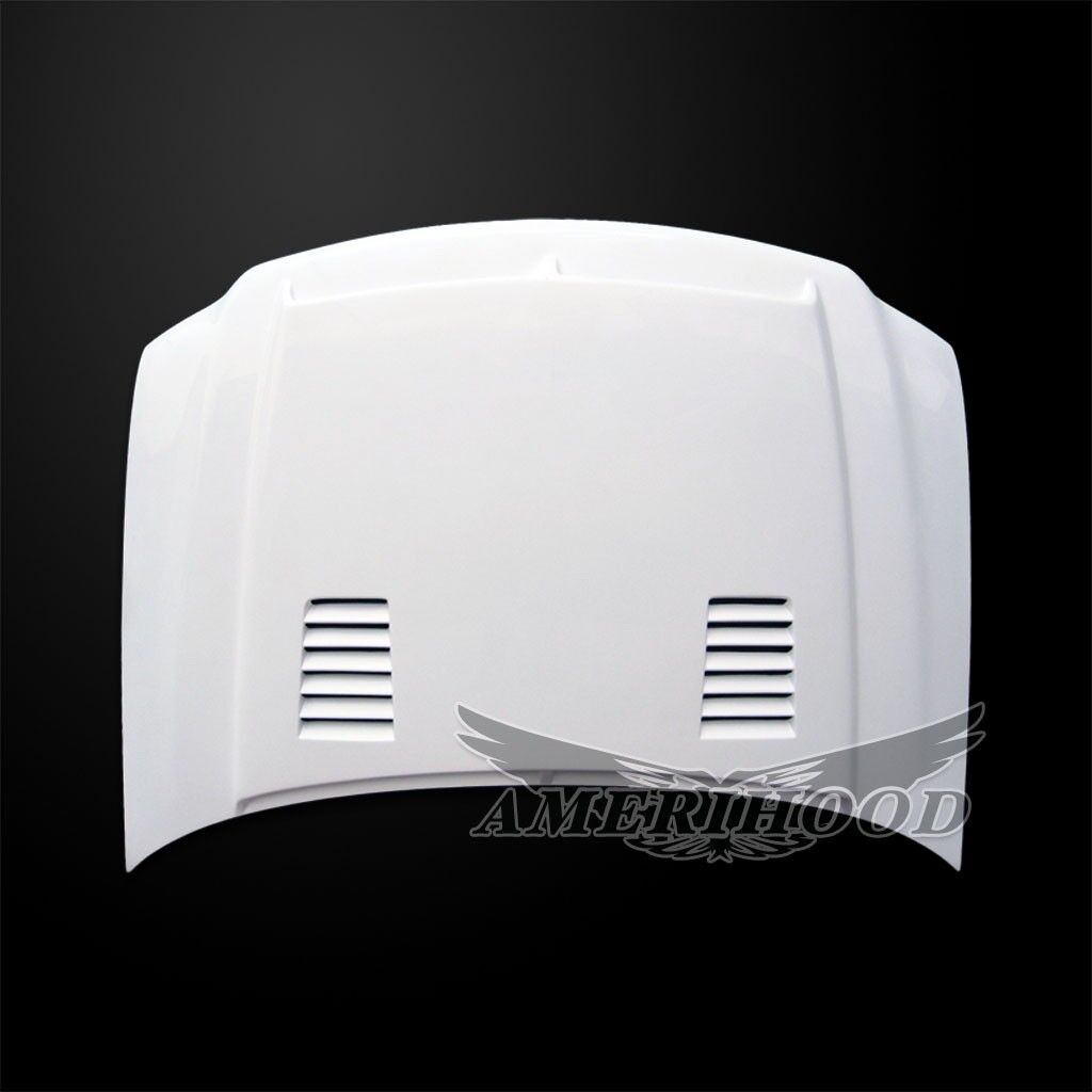 1997-1999 Ford F-250 Light-Duty Amerihood Type-E Dual-Functional Ram Air Fiberglass Hood