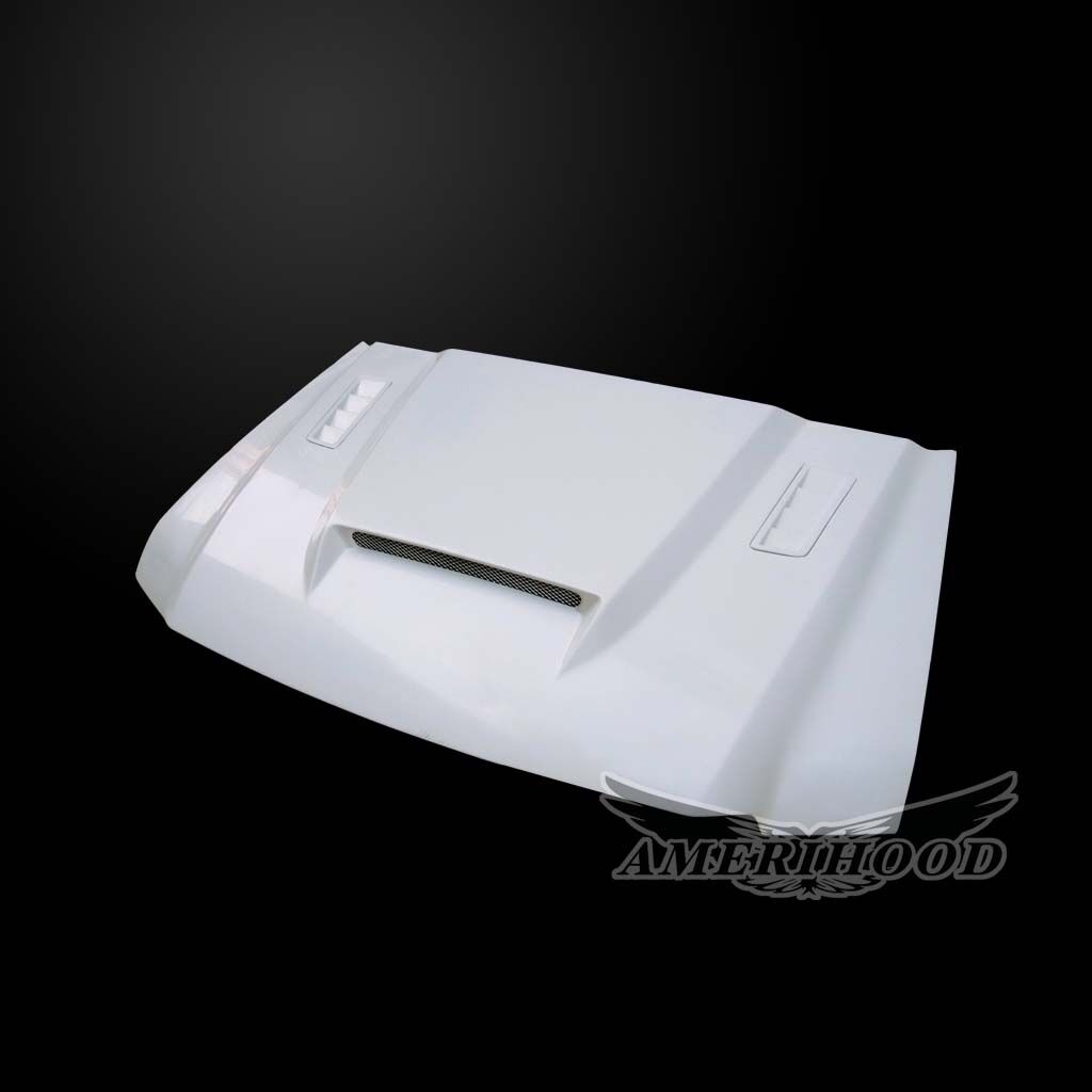 1999-2003 Ford F-450 Super Duty SSK Fiberglass Dual-Functional Ram Air Hood