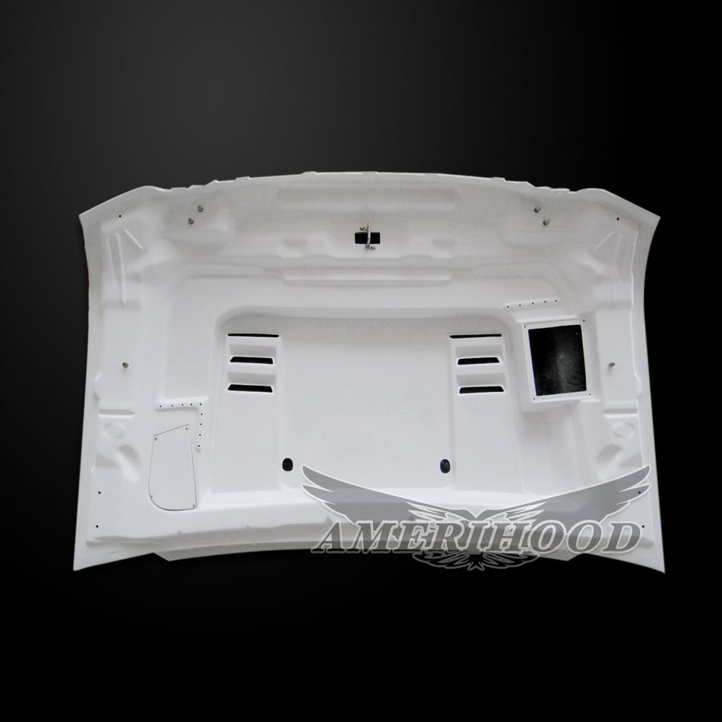 2009-2010 Ford F-450 Super Duty Type-E Fiberglass Dual-Functional Ram Air Hood