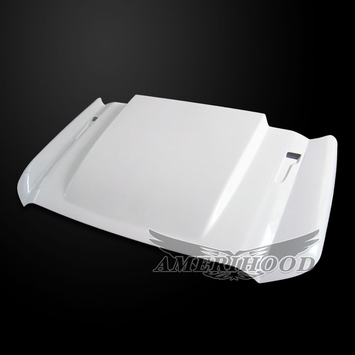 2011-2016 Ford F-450 Super Duty 3" Cowl Fiberglass Dual-Functional Ram Air Hood