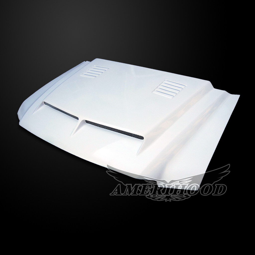 1999-2007 Ford F-450 Super Duty Type-E Fiberglass Dual-Functional Ram Air Hood