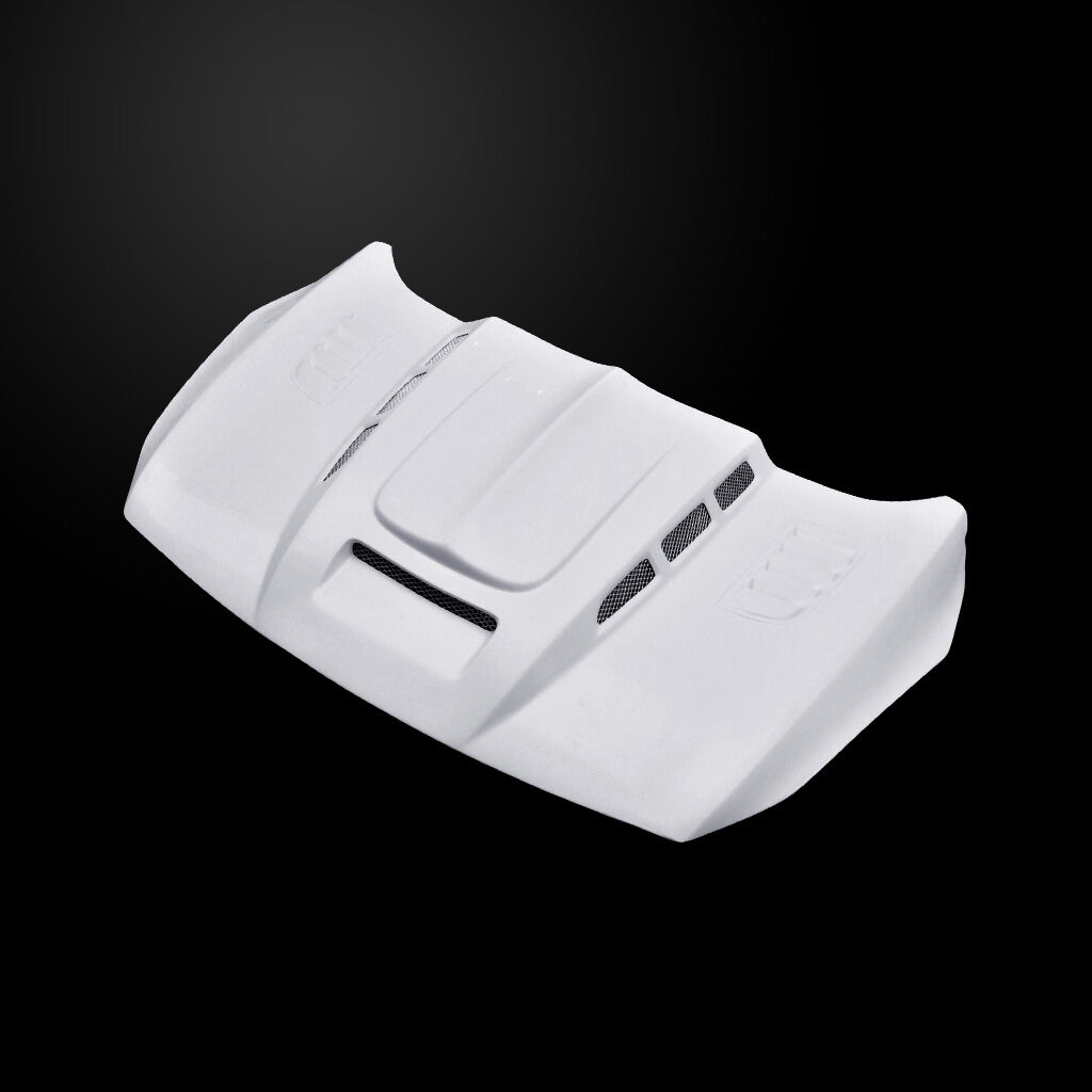 2013-2016 Ford Escape AGG Fiberglass Dual-Functional Ram Air Hood - FESP13AHAGGFHW