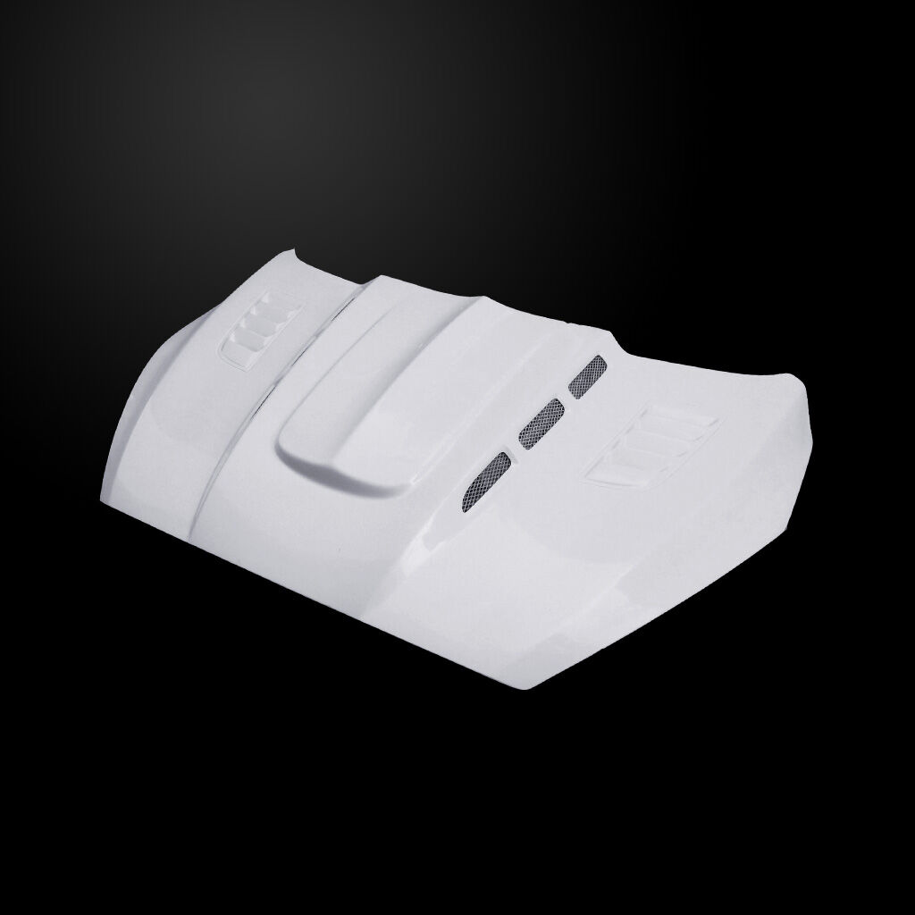 2015-2018 Ford Focus AGG Fiberglass Functional Heat Extractor Hood - FF15AHAGGFHW