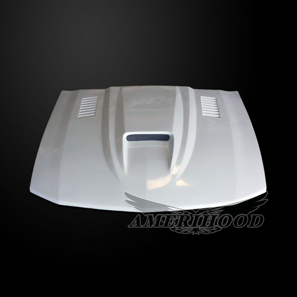 2005-2009 Ford Mustang SMS Dual-Functional Ram Air Hood Fiberglass