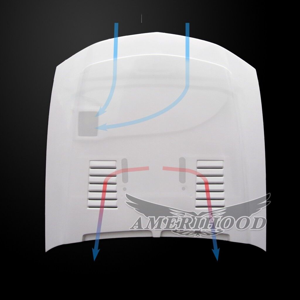 2007-2009 Ford Mustang GT500 Amerihood SSE Dual-Functional Ram Air Fiberglass Hood