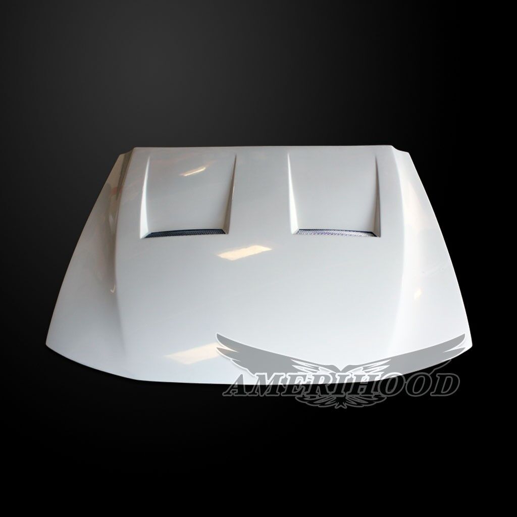 2005-2009 Ford Mustang Type-6 Functional Heat Extractor Hood Fiberglass
