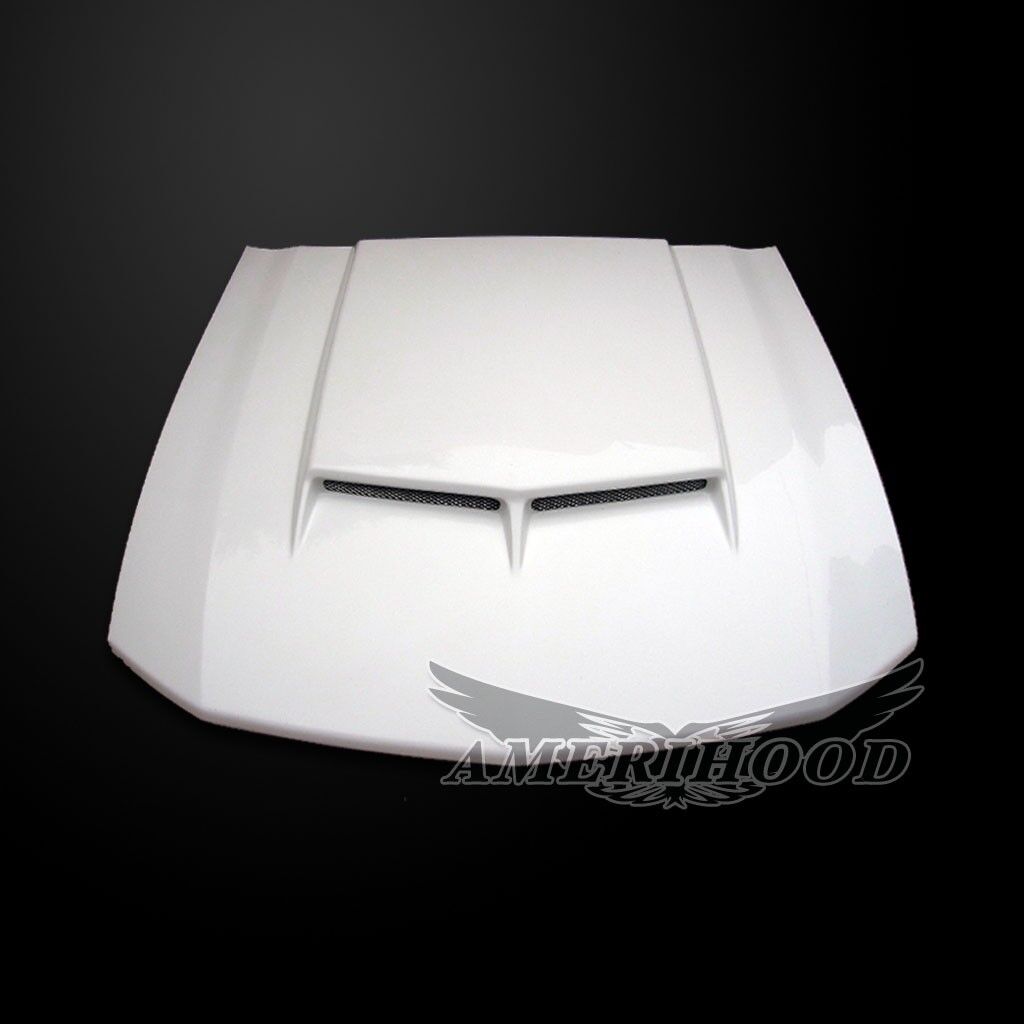 2005-2009 Ford Mustang Type-C Functional Ram Air Hood Fiberglass