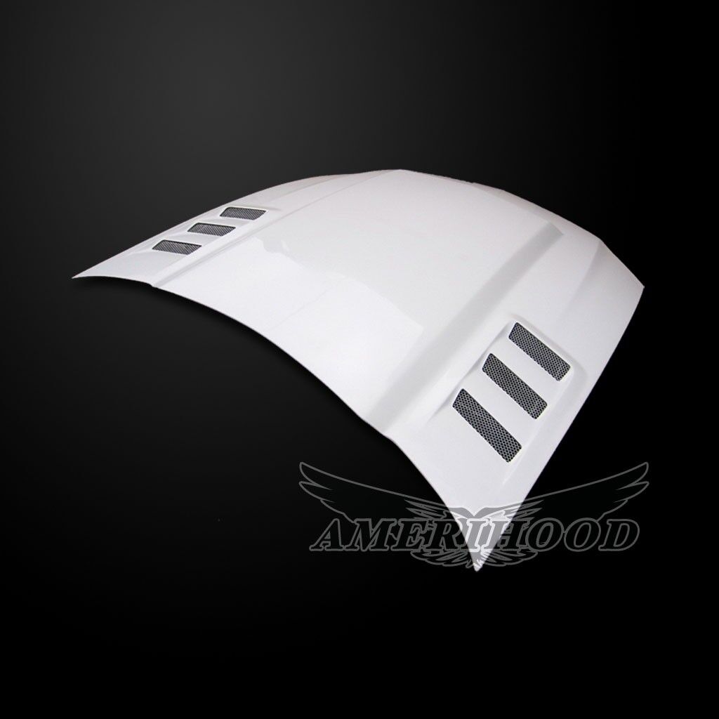 2010-2012 Ford Mustang ROU Dual-Functional Ram Air Hood Fiberglass