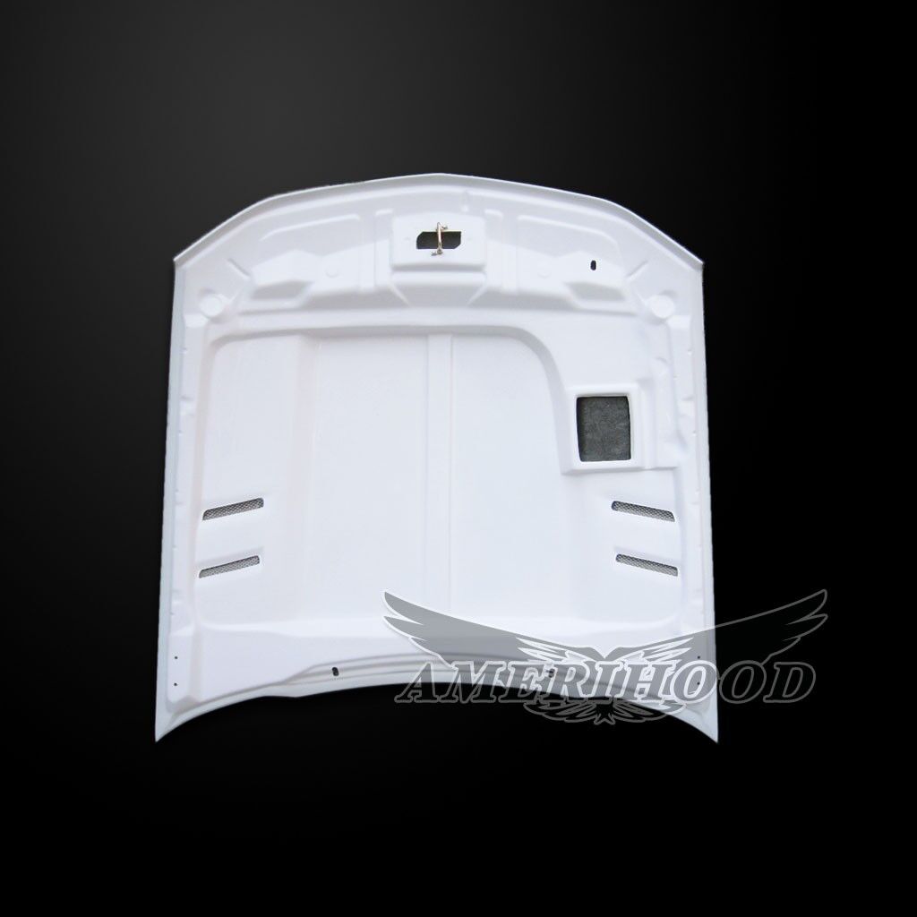 2010-2012 Ford Mustang ROU Dual-Functional Ram Air Hood Fiberglass