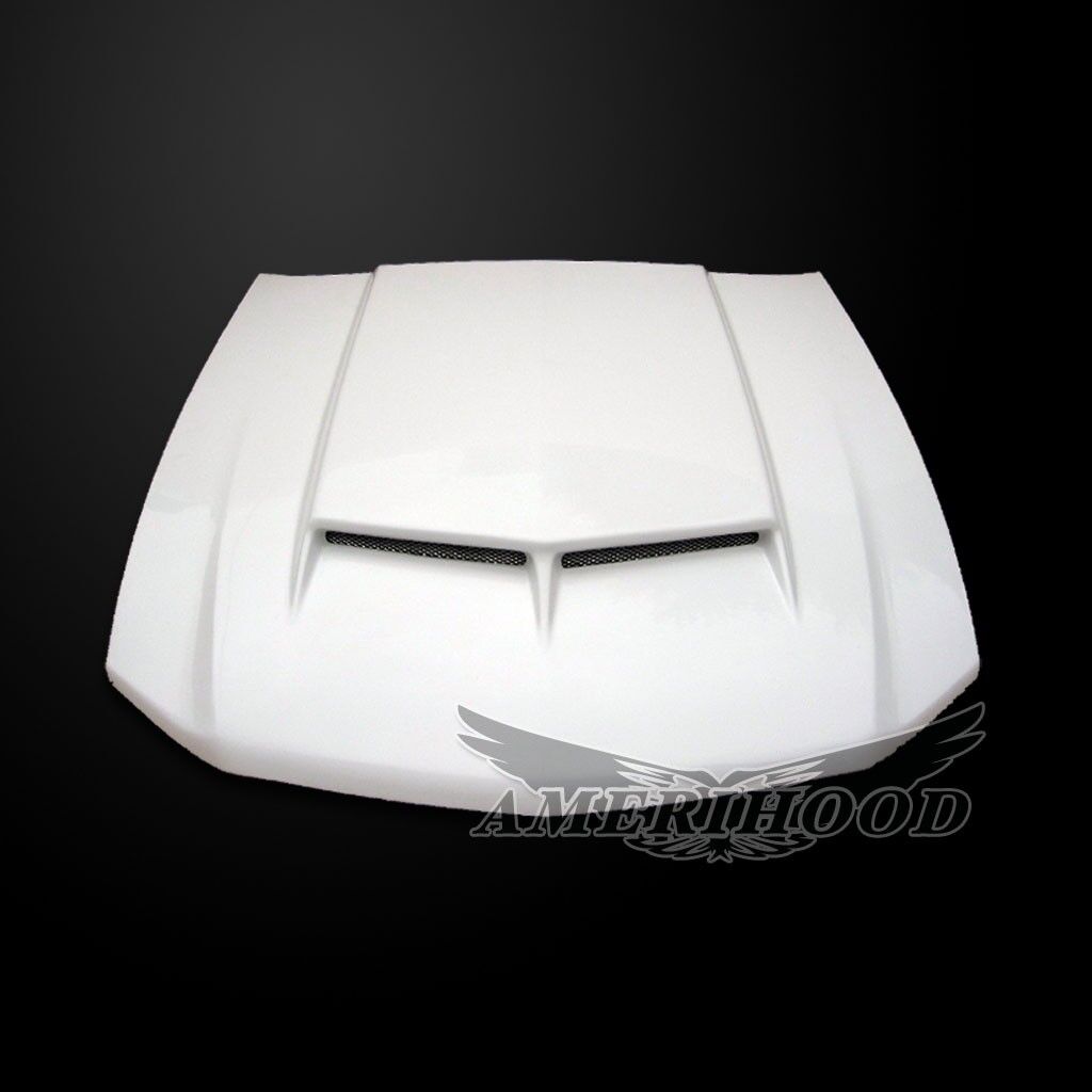 2010-2012 Ford Mustang Type-C Functional Ram Air Hood Fiberglass