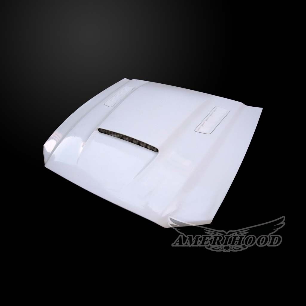 2013-2014 Ford Mustang V6/GT SMS Fiberglass Dual-Functional Ram Air Hood