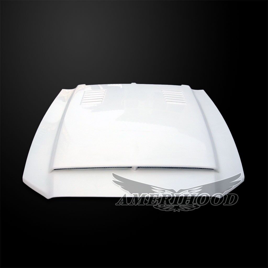 2013-2014 Ford Mustang SS Style Dual-Functional Ram Air Hood Fiberglass