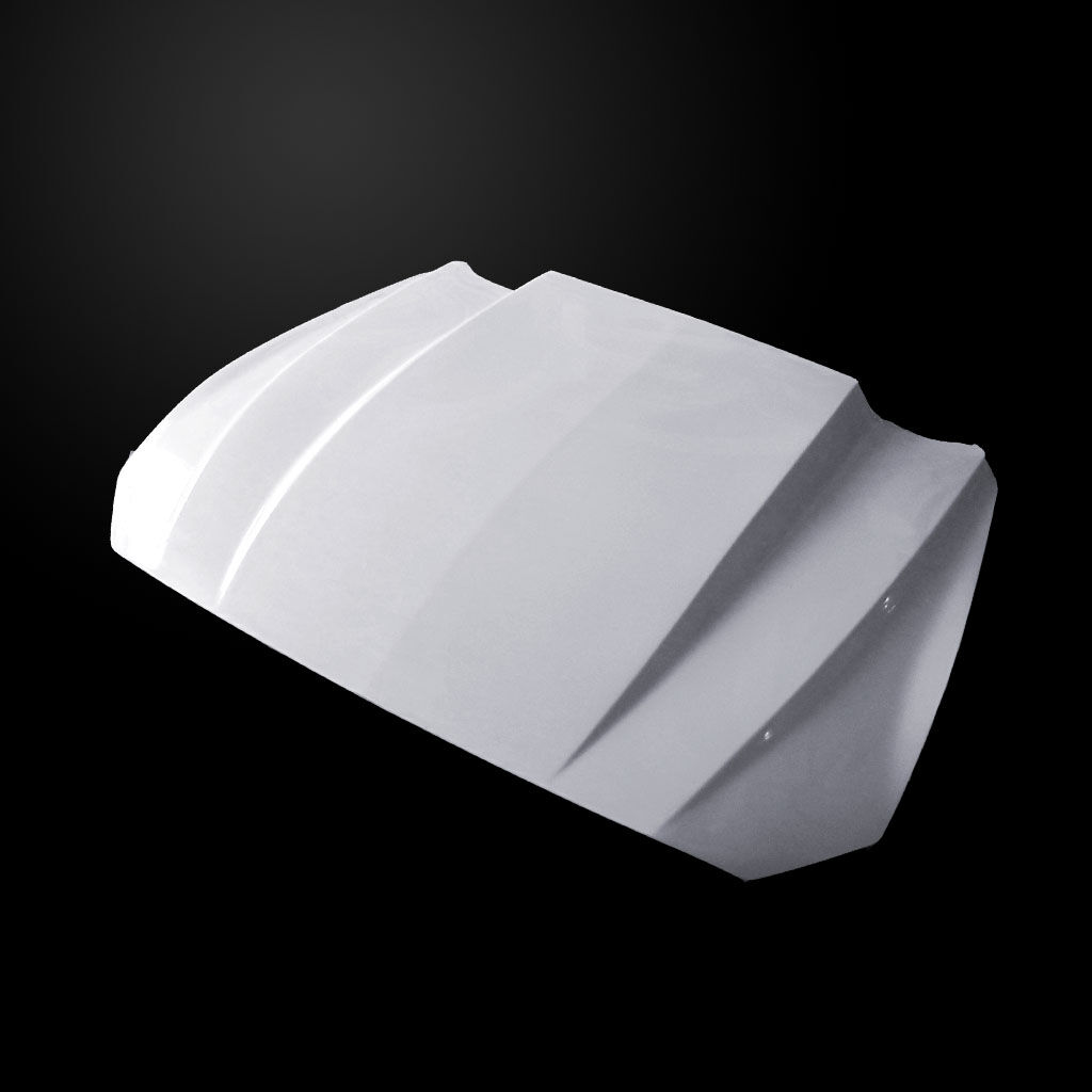 2018-2023 Ford Mustang V6/GT/Ecoboost 3" Cowl Fiberglass Functional Heat Extractor Hood - FM18AHCWLFHW