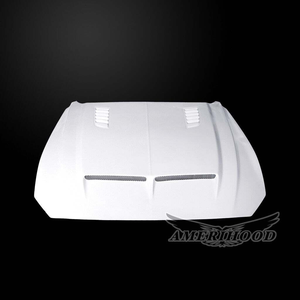 2018-2023 Ford Mustang Ecoboost/GT/V6 Type-E Dual-Functional Fiberglass Hood