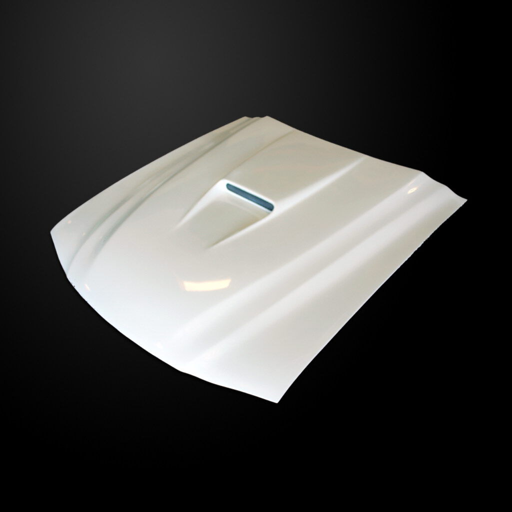 1994-1998 Ford Mustang Type-2 Dual-Functional Ram Air Hood Fiberglass - FM94AHT2