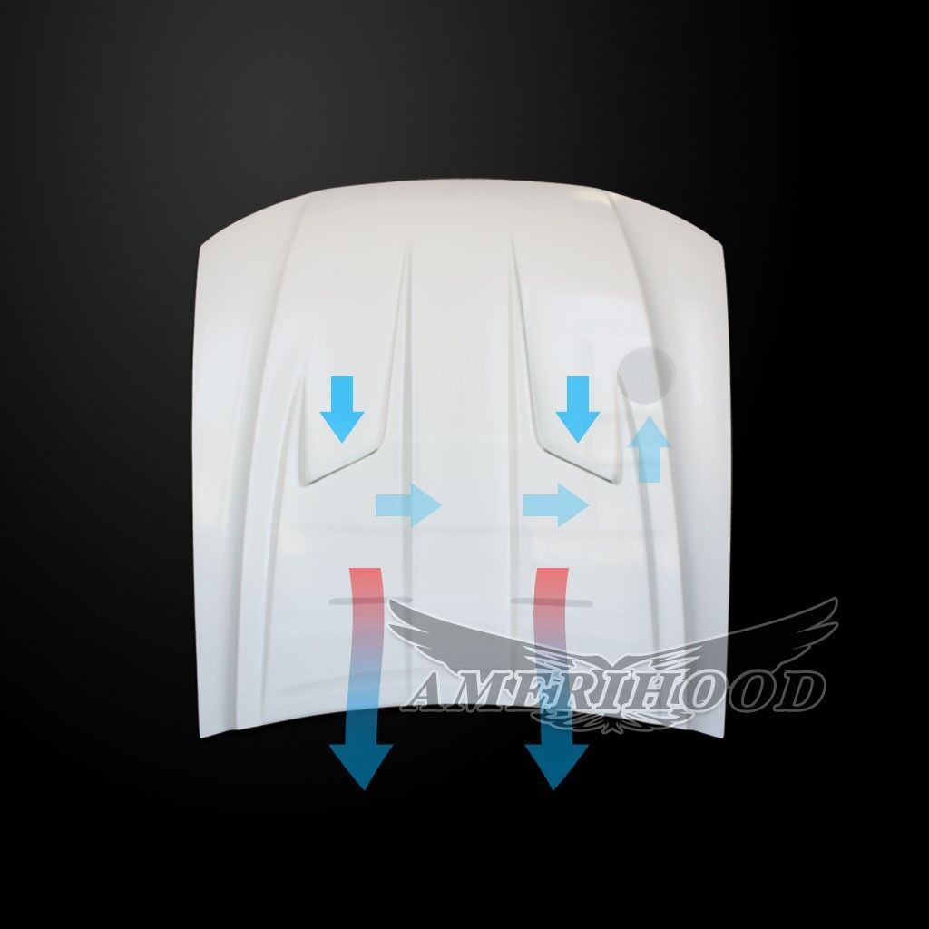 1999-2004 Ford Mustang Type-3 Dual-Functional Ram Air Hood Fiberglass