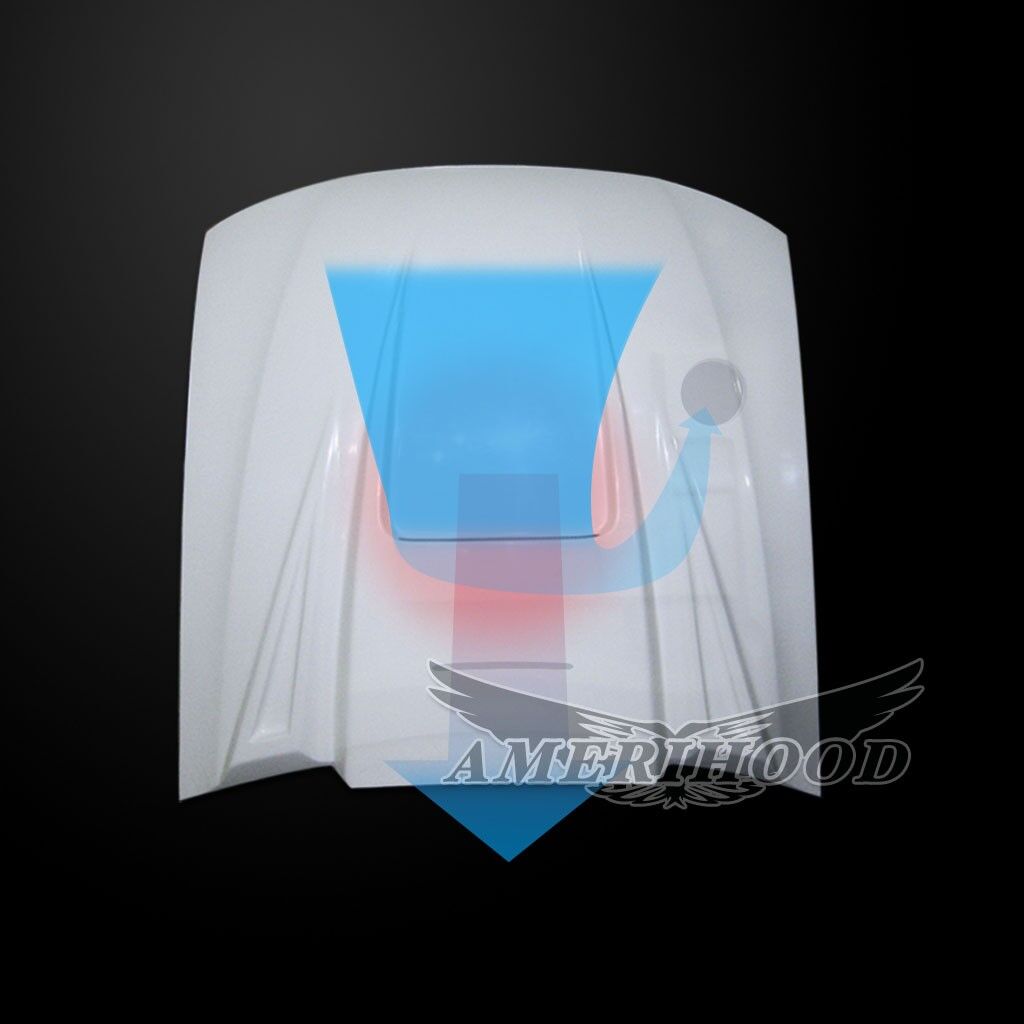 1999-2004 Ford Mustang Type-5 Dual-Functional Ram Air Hood Fiberglass
