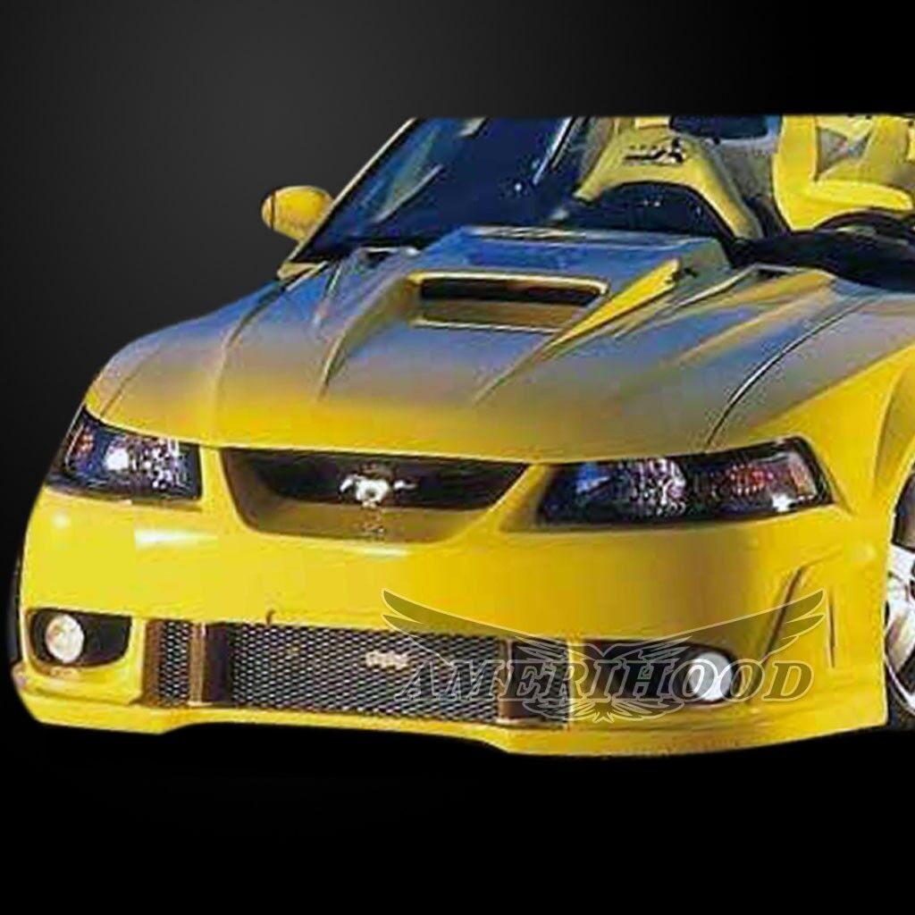 1999-2004 Ford Mustang Type-5 Dual-Functional Ram Air Hood Fiberglass