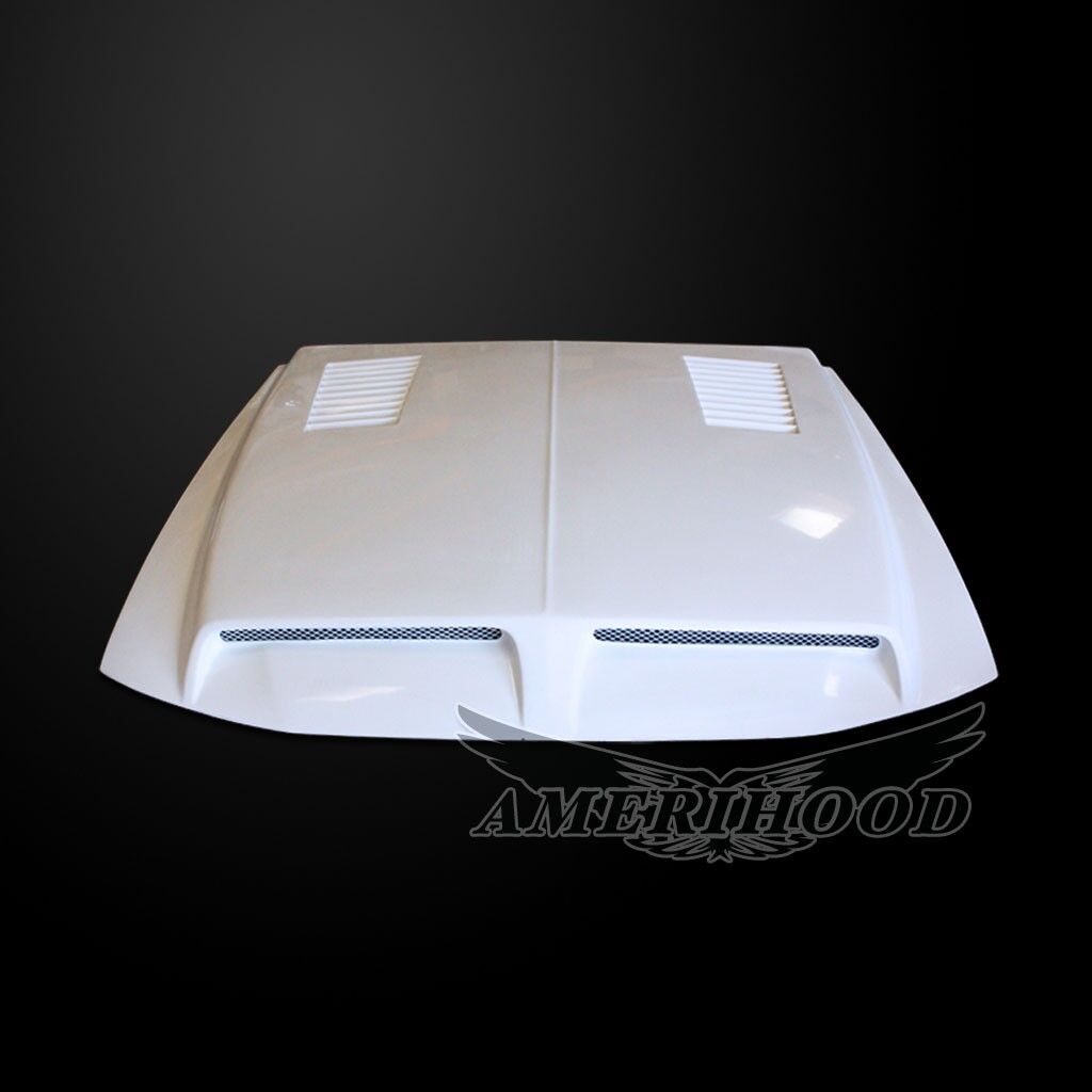 1999-2004 Ford Mustang Type-E Dual-Functional Ram Air Hood Fiberglass