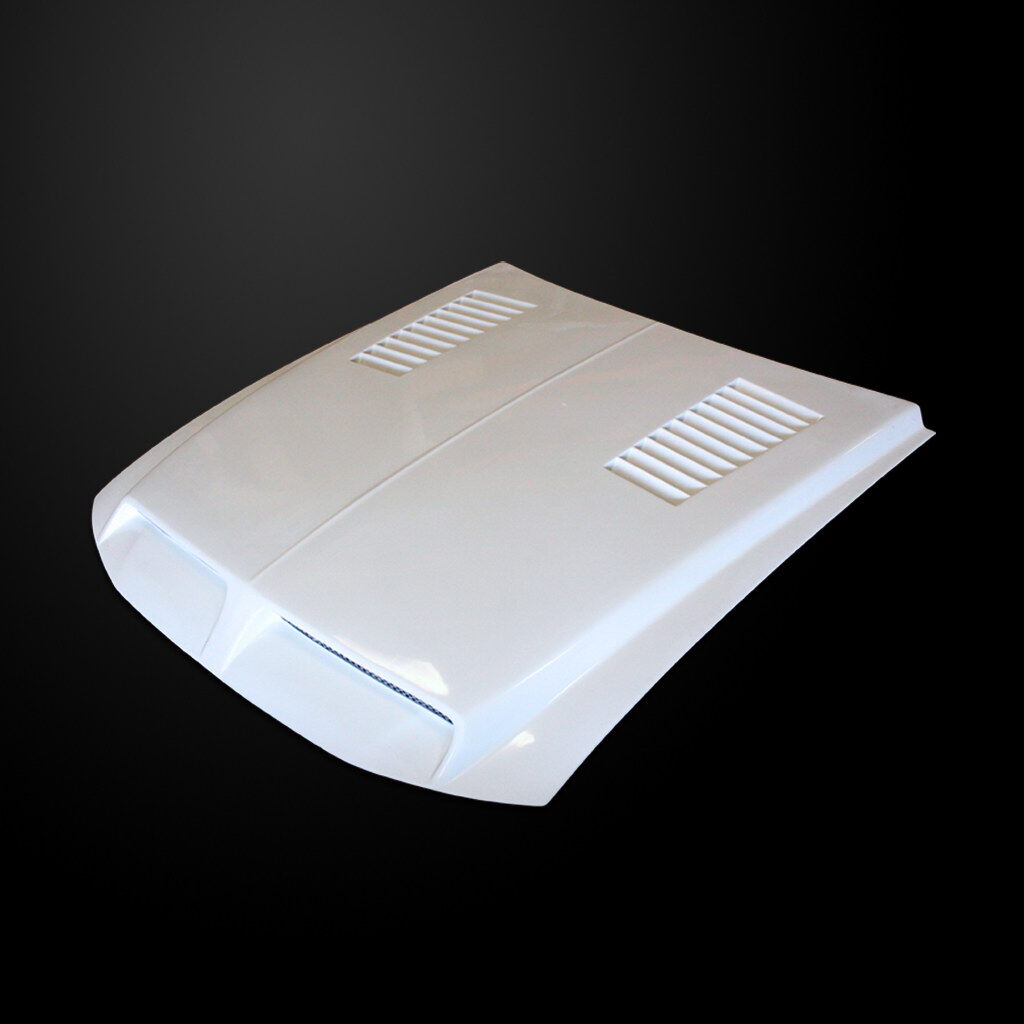 1999-2004 Ford Mustang Type-E Dual-Functional Ram Air Hood Fiberglass - FM99AHTE