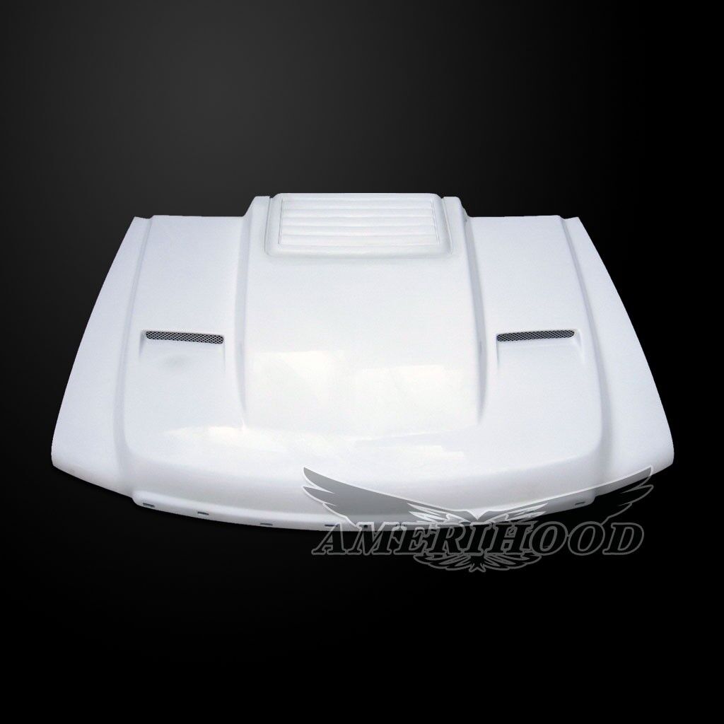 2007-2010 Gmc Sierra 3500 Cowl-2 Dual-Functional Ram Air Hood Fiberglass