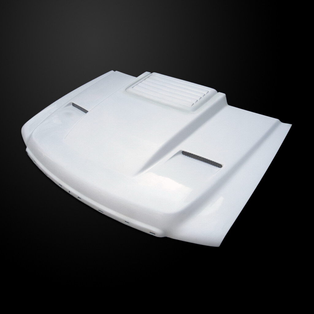2007-2010 Gmc Sierra 3500 Cowl-2 Dual-Functional Ram Air Hood Fiberglass - GS07A
