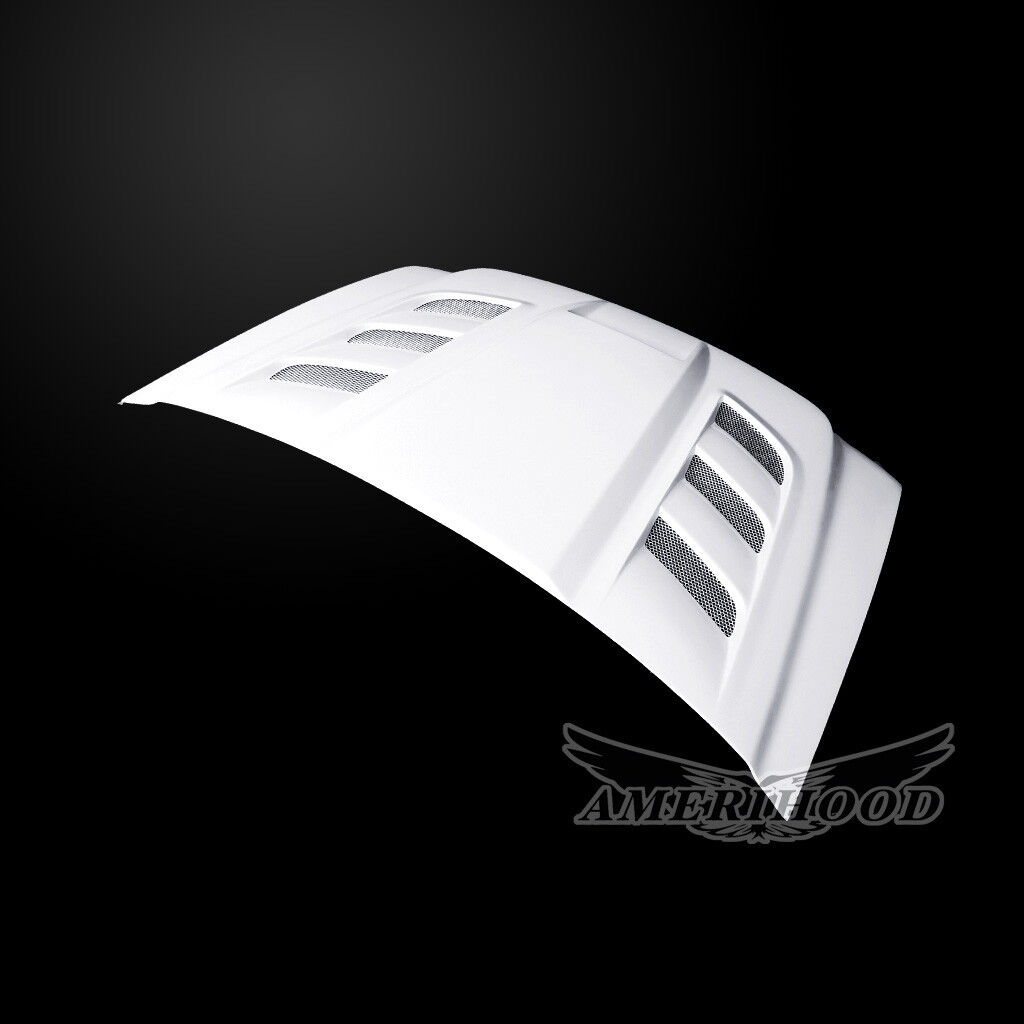 2007-2010 GMC Sierra 2500/3500 VIP-Style Dual-Functional Fiberglass Hood