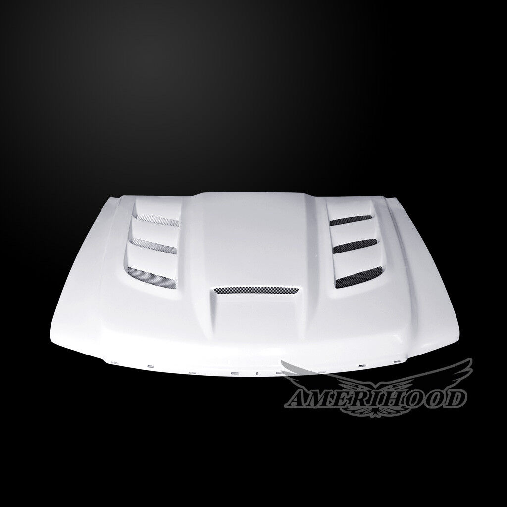2007-2010 GMC Sierra 2500/3500 VIP-Style Dual-Functional Fiberglass Hood