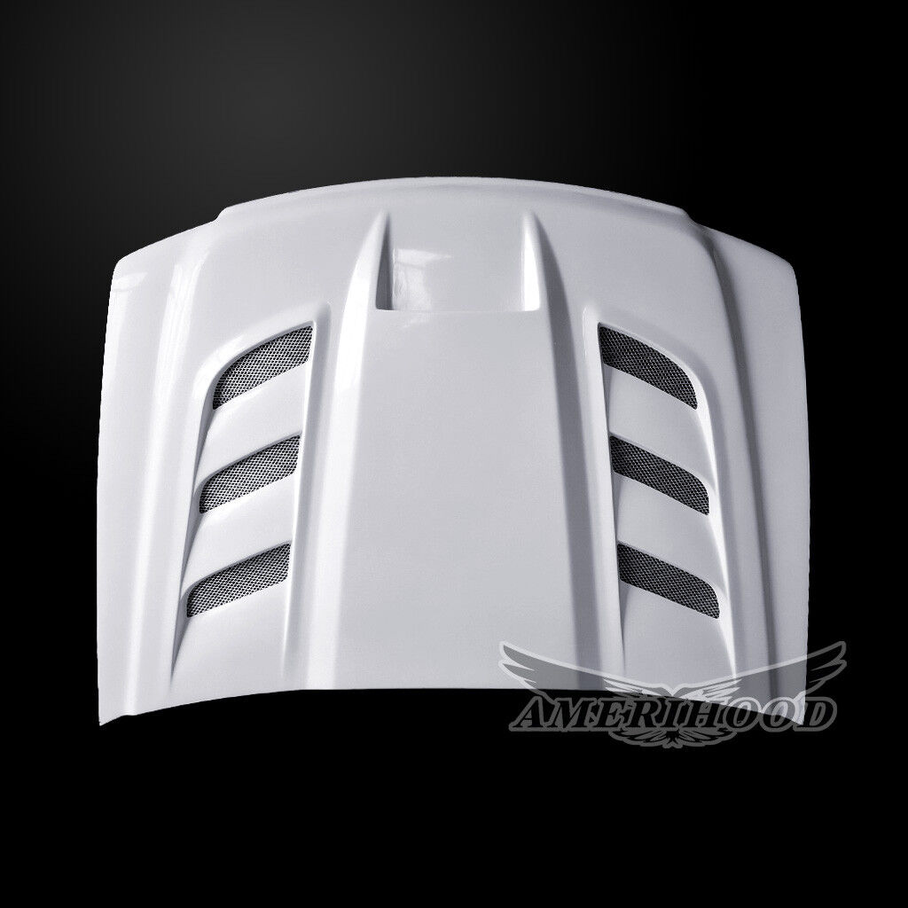 2007-2010 GMC Sierra 2500/3500 VIP-Style Dual-Functional Fiberglass Hood