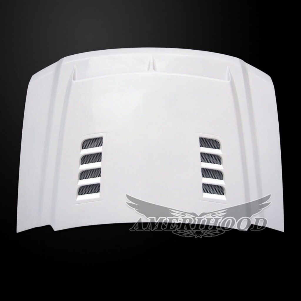 2014-2018 GMC Sierra 1500 Amerihood Type-E Dual-Functional Ram Air Fiberglass Hood