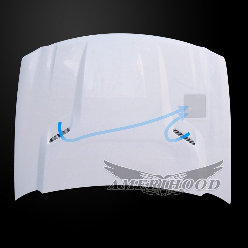 2005-2010 Jeep Grand Cherokee Amerihood CLG Functional Ram Air Fiberglass Hood