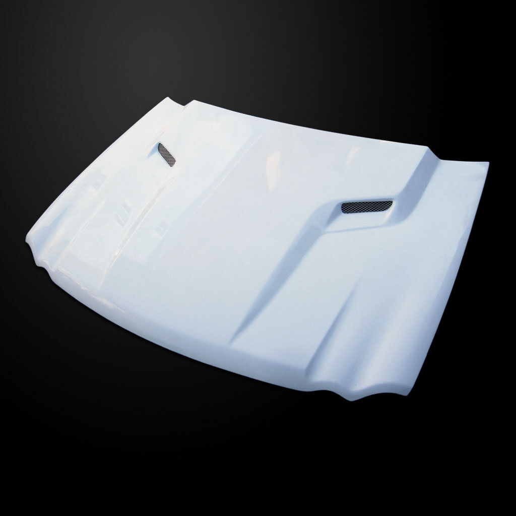 2005-2010 Jeep Grand Cherokee Amerihood CLG Functional Ram Air Fiberglass Hood - AMH-JGC05AHCLGFHW
