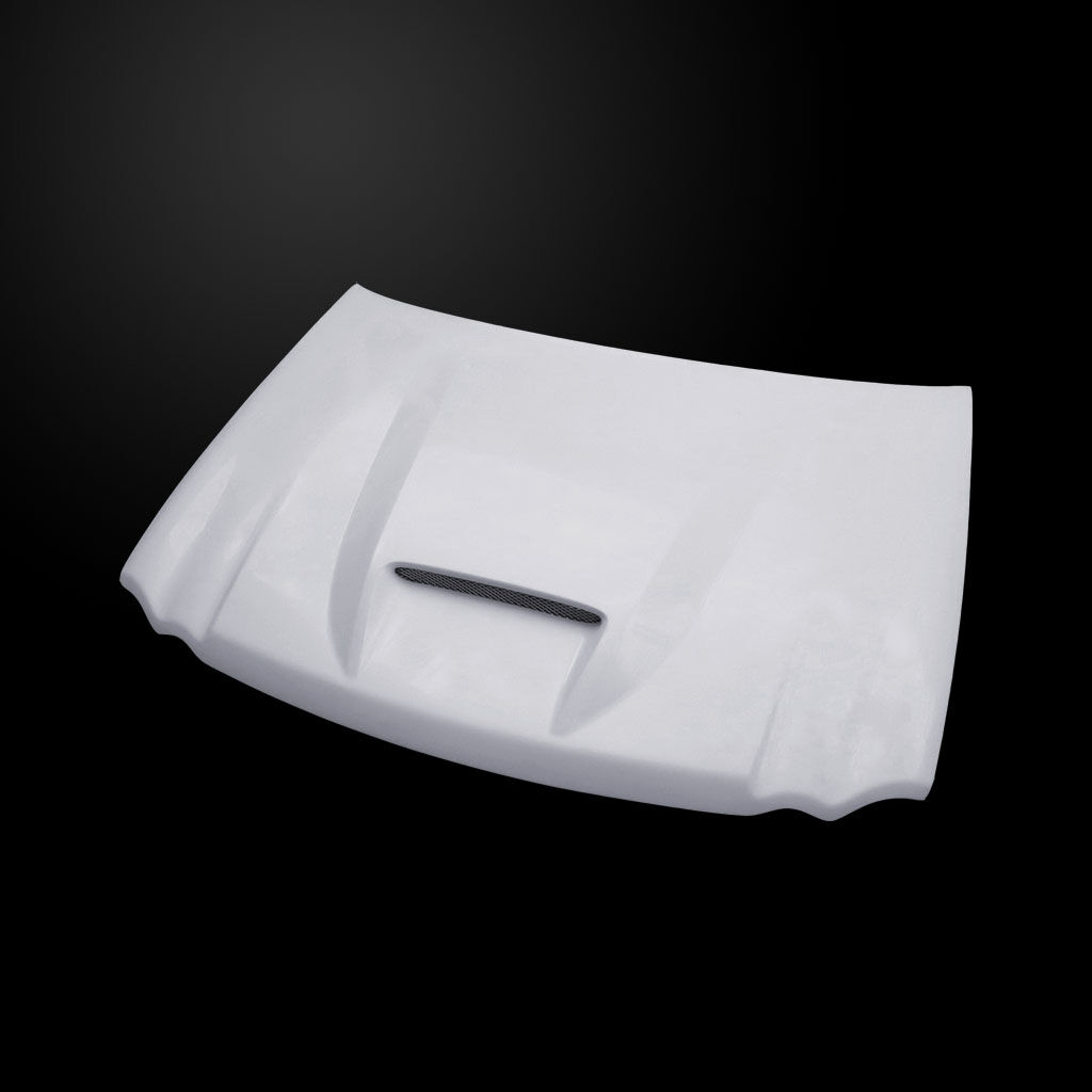 2005-2010 Jeep Grand Cherokee SRT Style Fiberglass Functional Ram Air Hood - JGC05AHSRTFHW