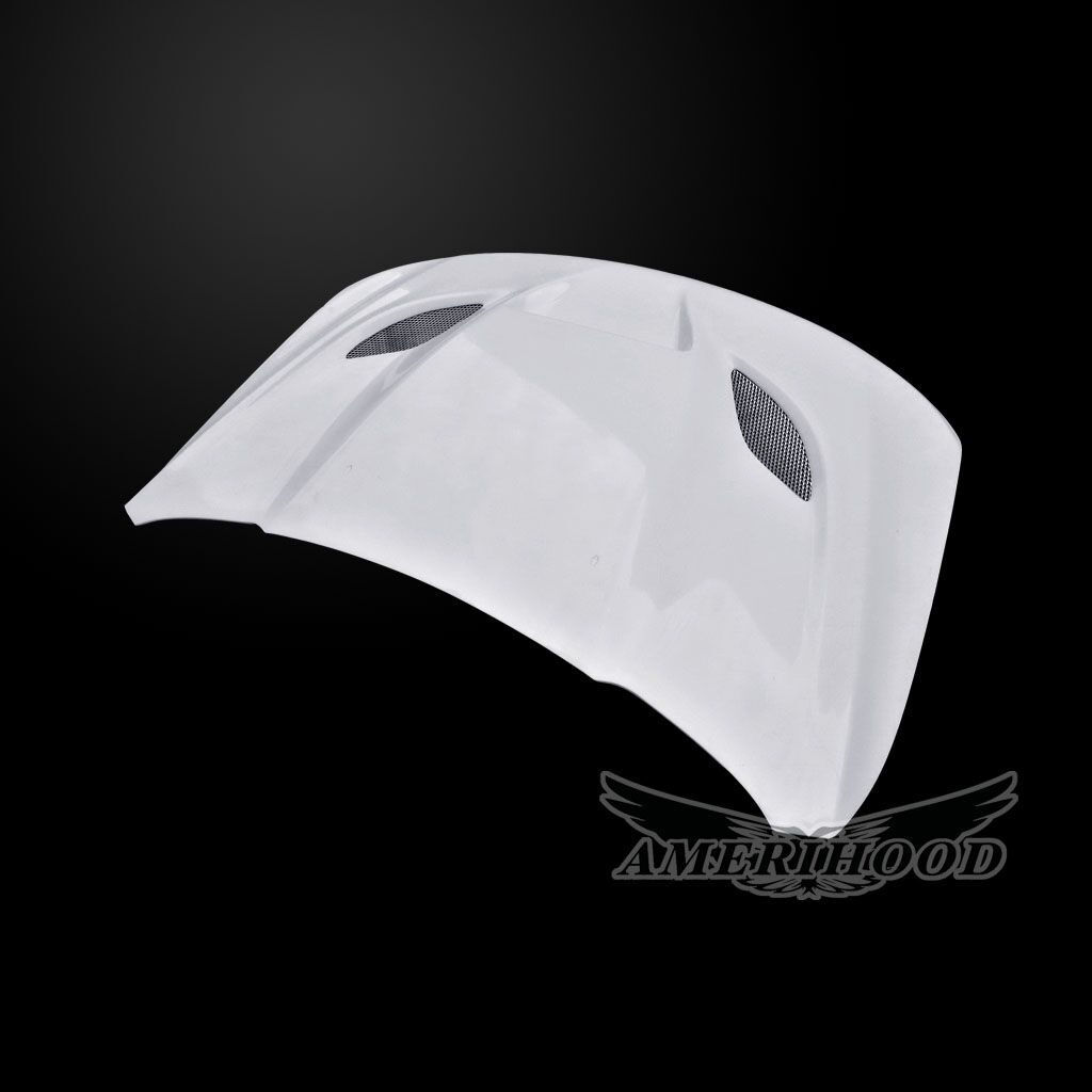 2011-2021 Jeep Grand Cherokee HellCat Style Fiberglass Dual-Functional Ram Air Hood