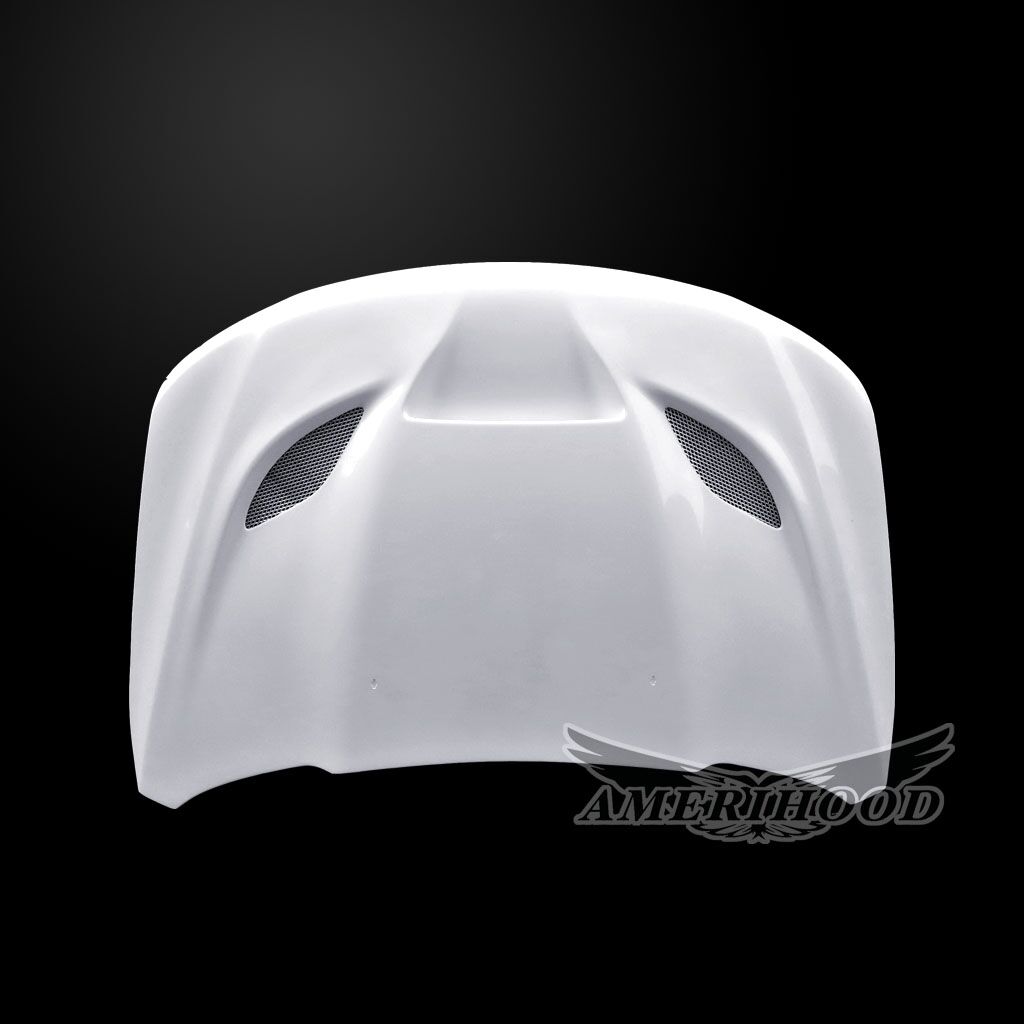 2011-2021 Jeep Grand Cherokee HellCat Style Fiberglass Dual-Functional Ram Air Hood