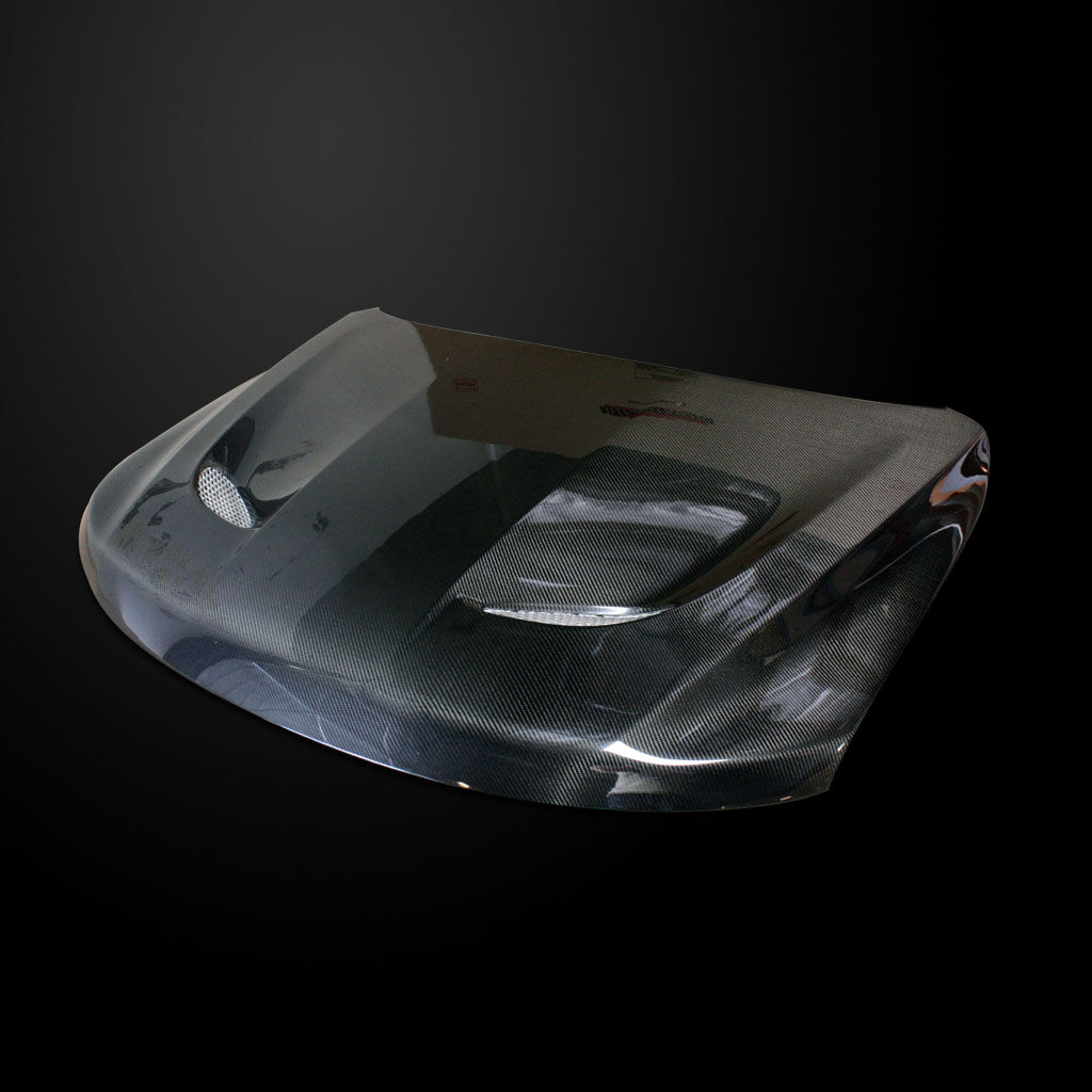 2011-2021 Jeep Grand Cherokee Amerihood SRT Functional Heat Extractor Carbon Fiber Hood - AMH-JGC11AHSRT8CFH