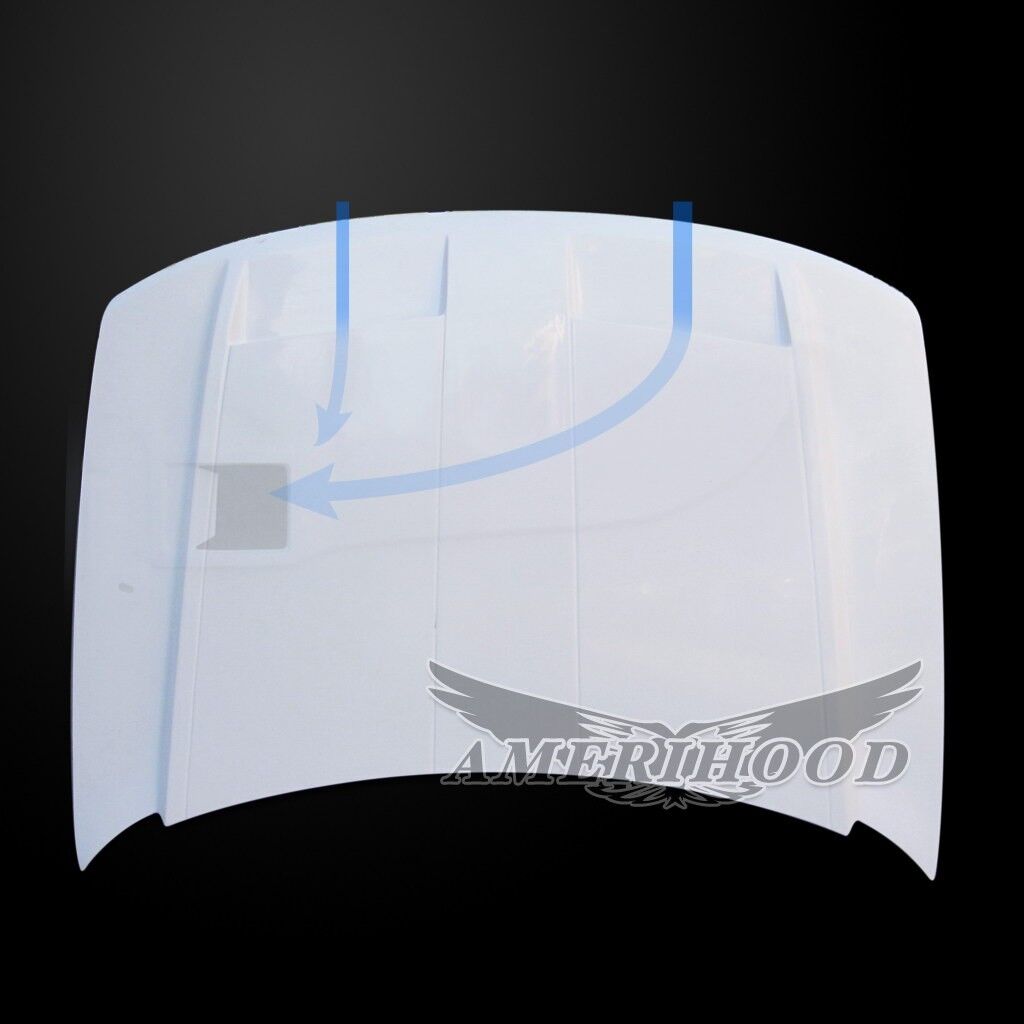 1999-2004 Jeep Grand Cherokee Amerihood GTR Functional Ram Air Fiberglass Hood