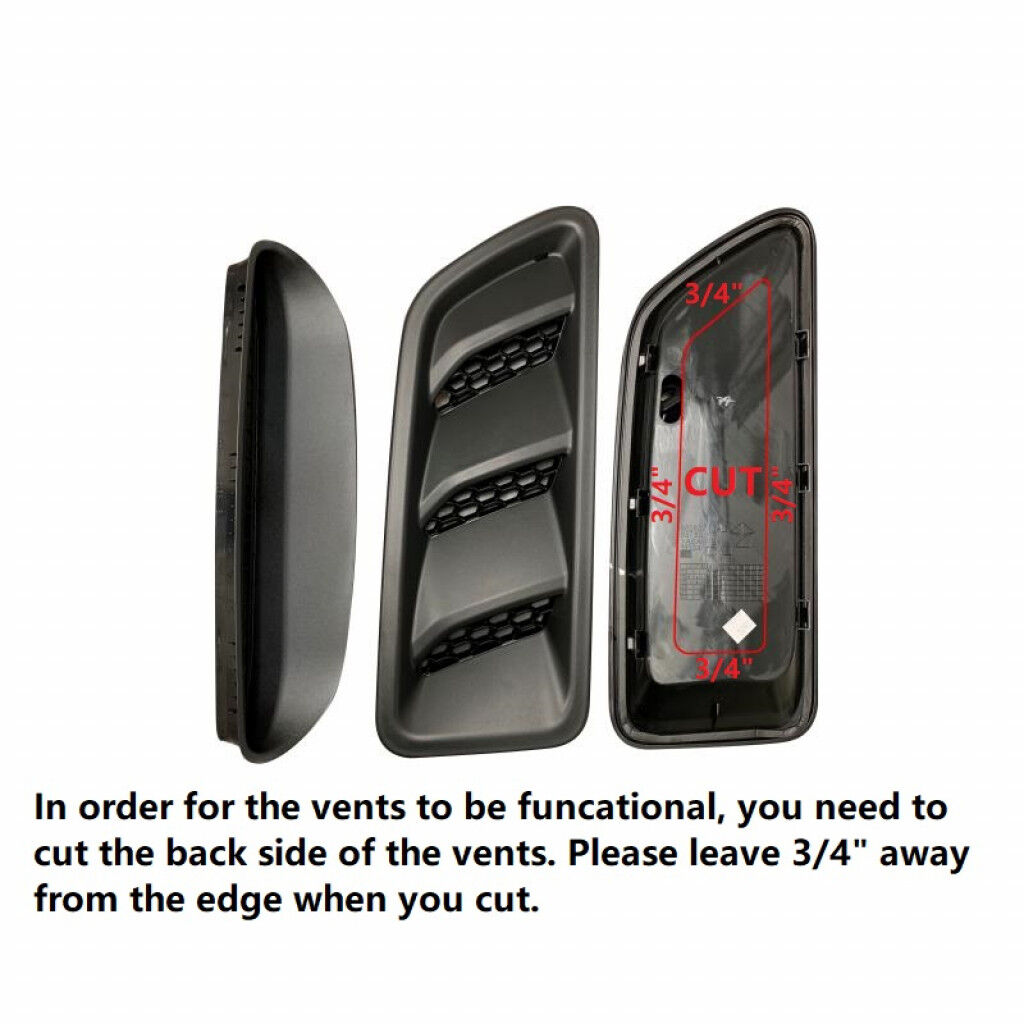 2020-2024 Jeep Gladiator VIP Dual-Functional Ram Air Fiberglass Hood