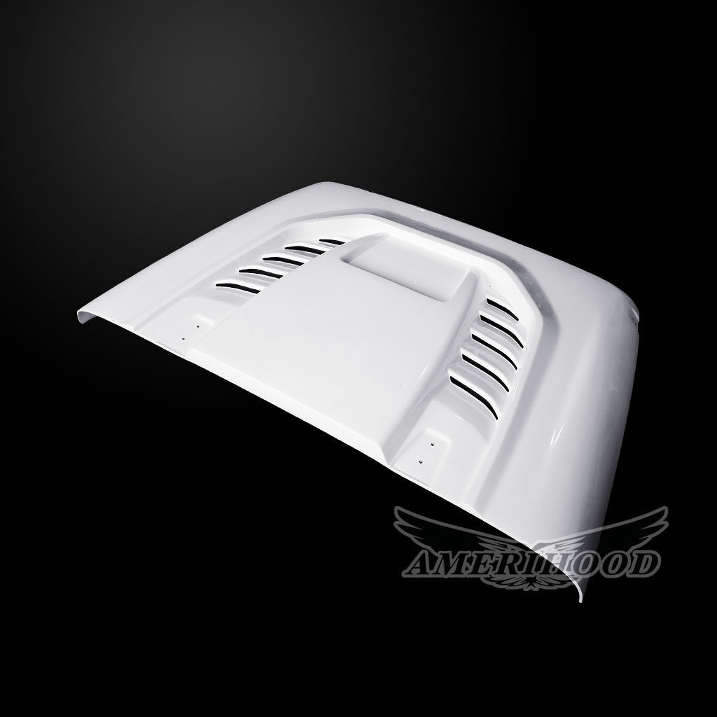 2007-2018 Jeep Wrangler JK STM Dual-Functional Ram Air Fiberglass Hood