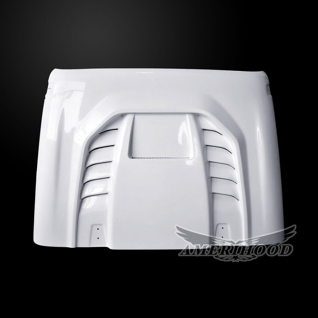 2007-2018 Jeep Wrangler JK STM Dual-Functional Ram Air Fiberglass Hood